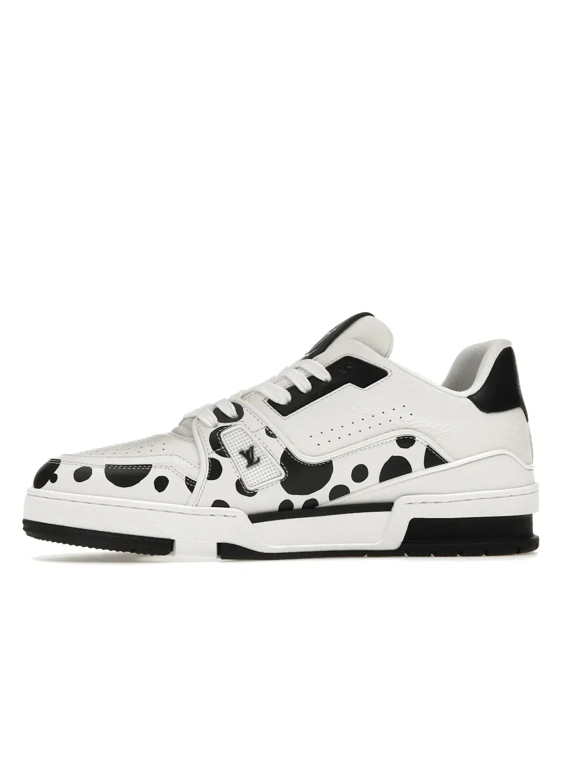 Мужские кроссовки с принтом Louis Vuitton LV Trainer — изображение 3 из 4, черный/белый
