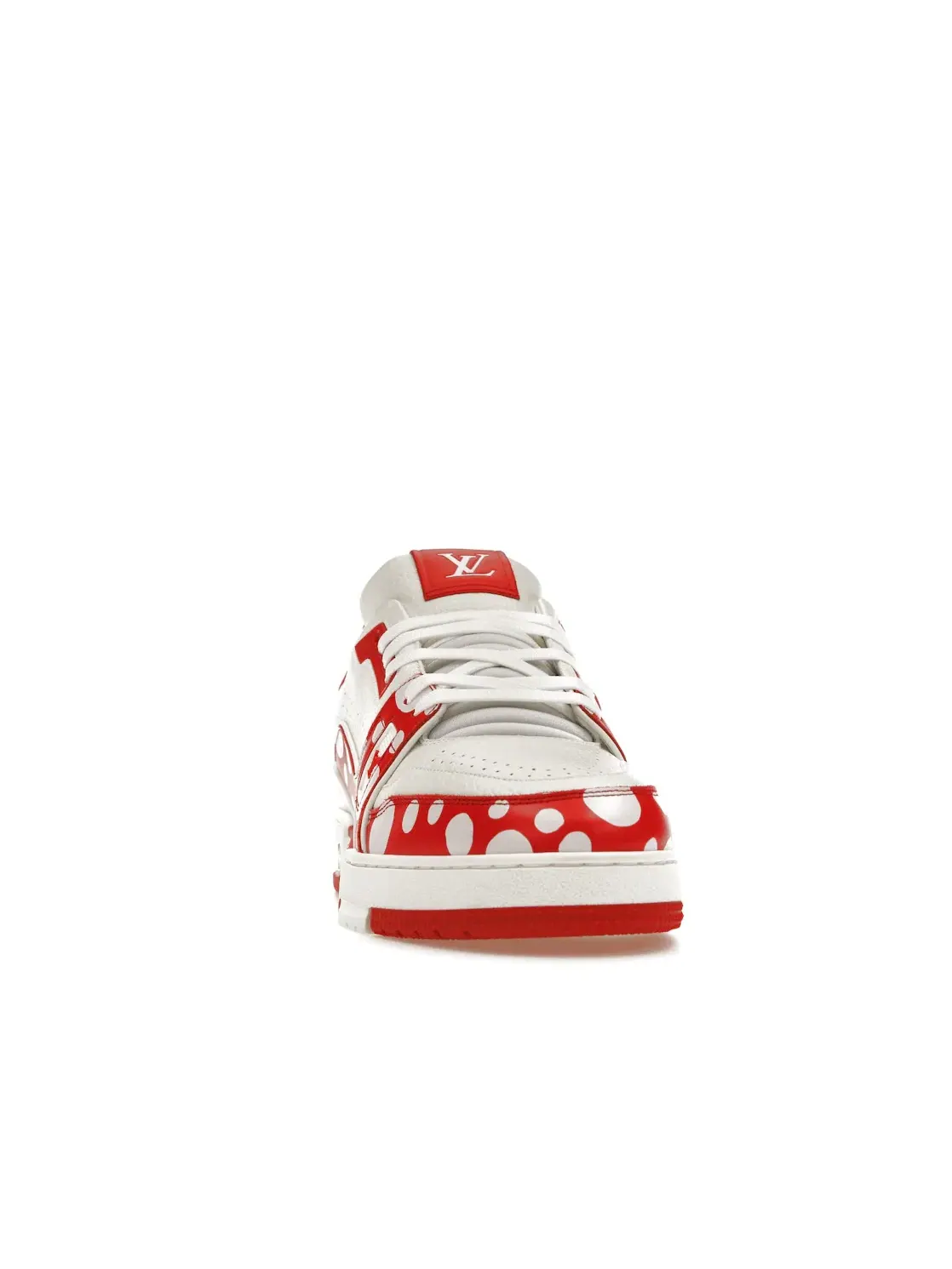 Мужские кроссовки с принтом Louis Vuitton LV Trainer — изображение 2 из 4, красный/белый