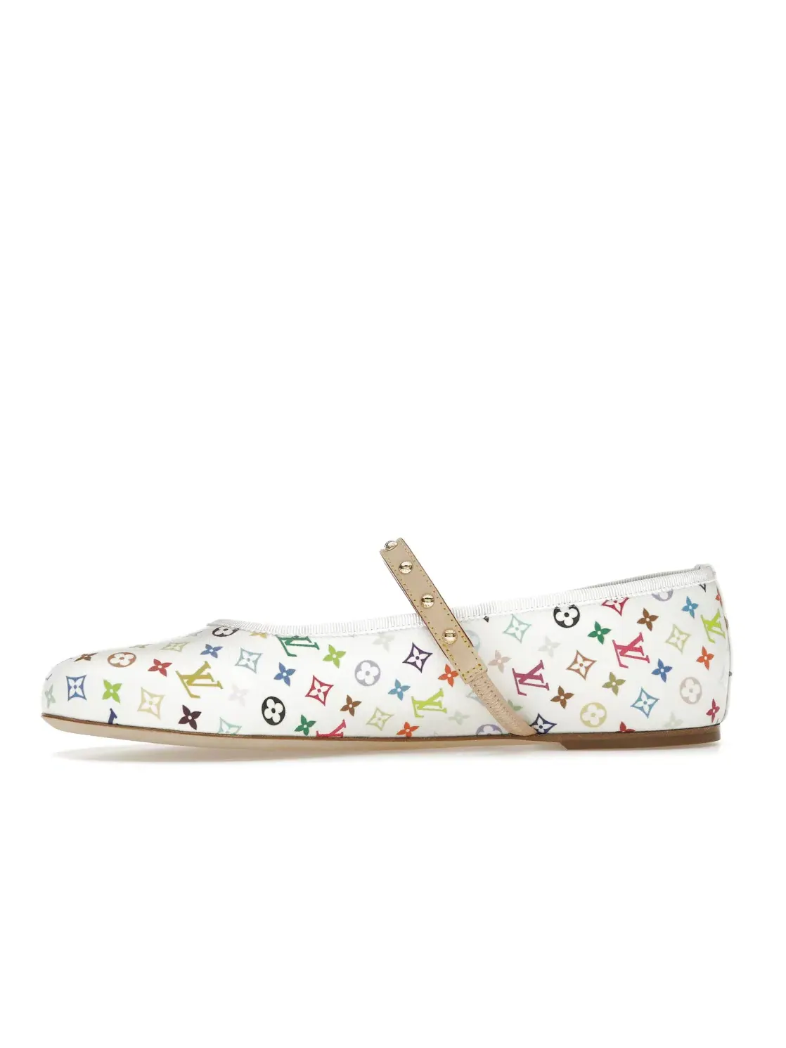 Женские балетки Takashi Murakami Louis Vuitton — изображение 3 из 4, белый