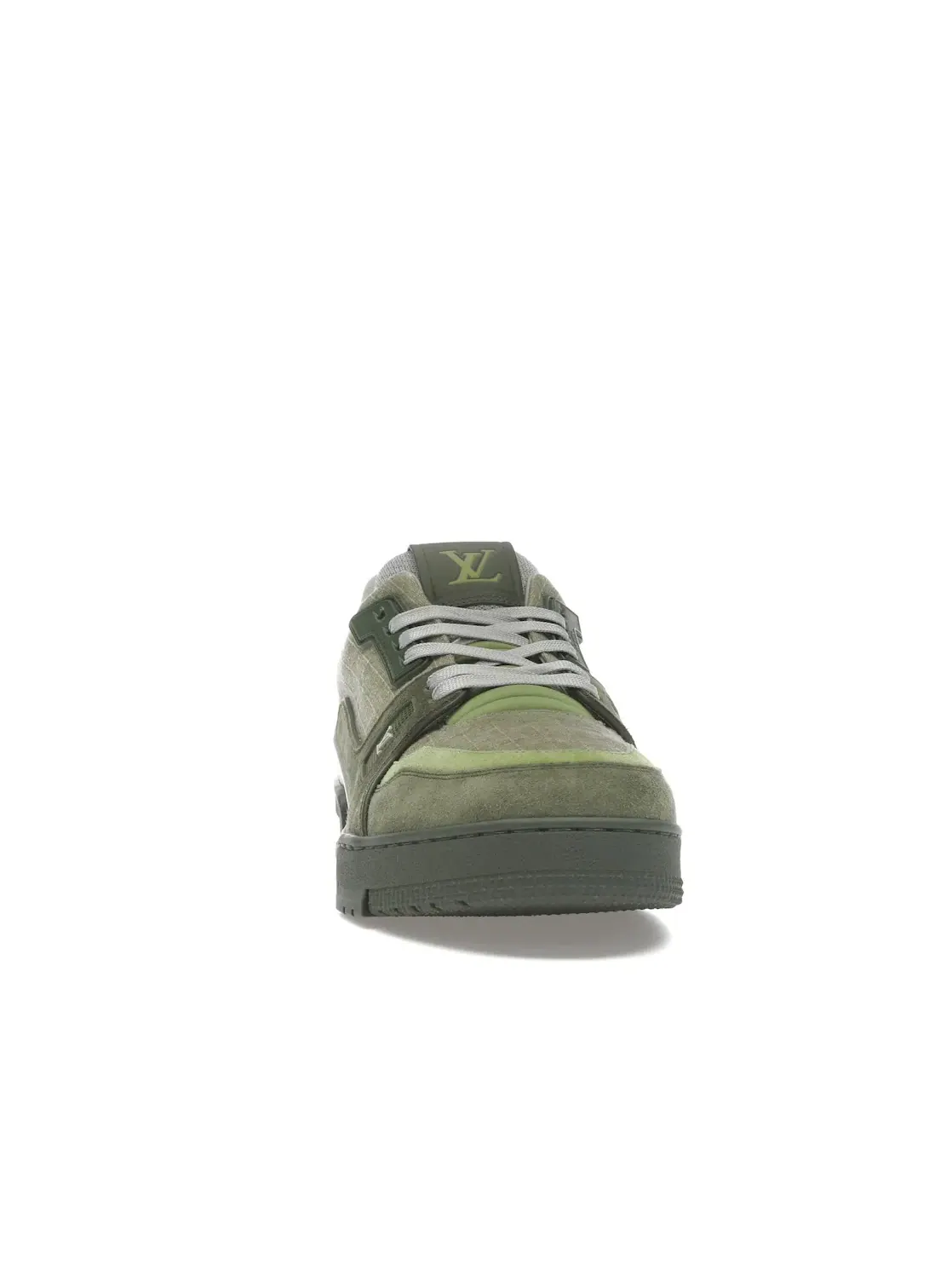 Мужские кроссовки с монограммой Louis Vuitton Trainer #54 Louis Vuitton — изображение 2 из 4, зеленый