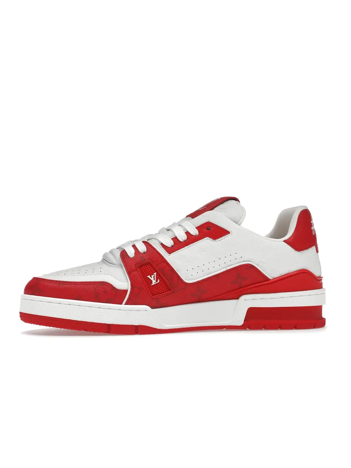 Мужские кроссовки Louis Vuitton Trainer — изображение 3 из 4, красный/белый