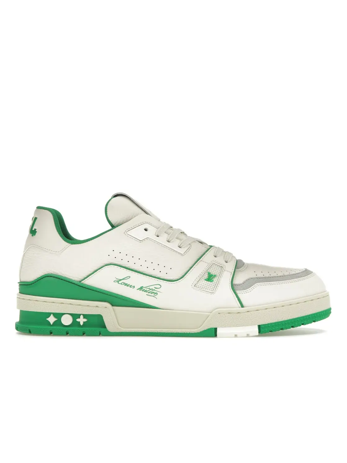 Мужские кроссовки с дизайном Louis Vuitton Trainer Louis Vuitton — изображение 1 из 4, серый