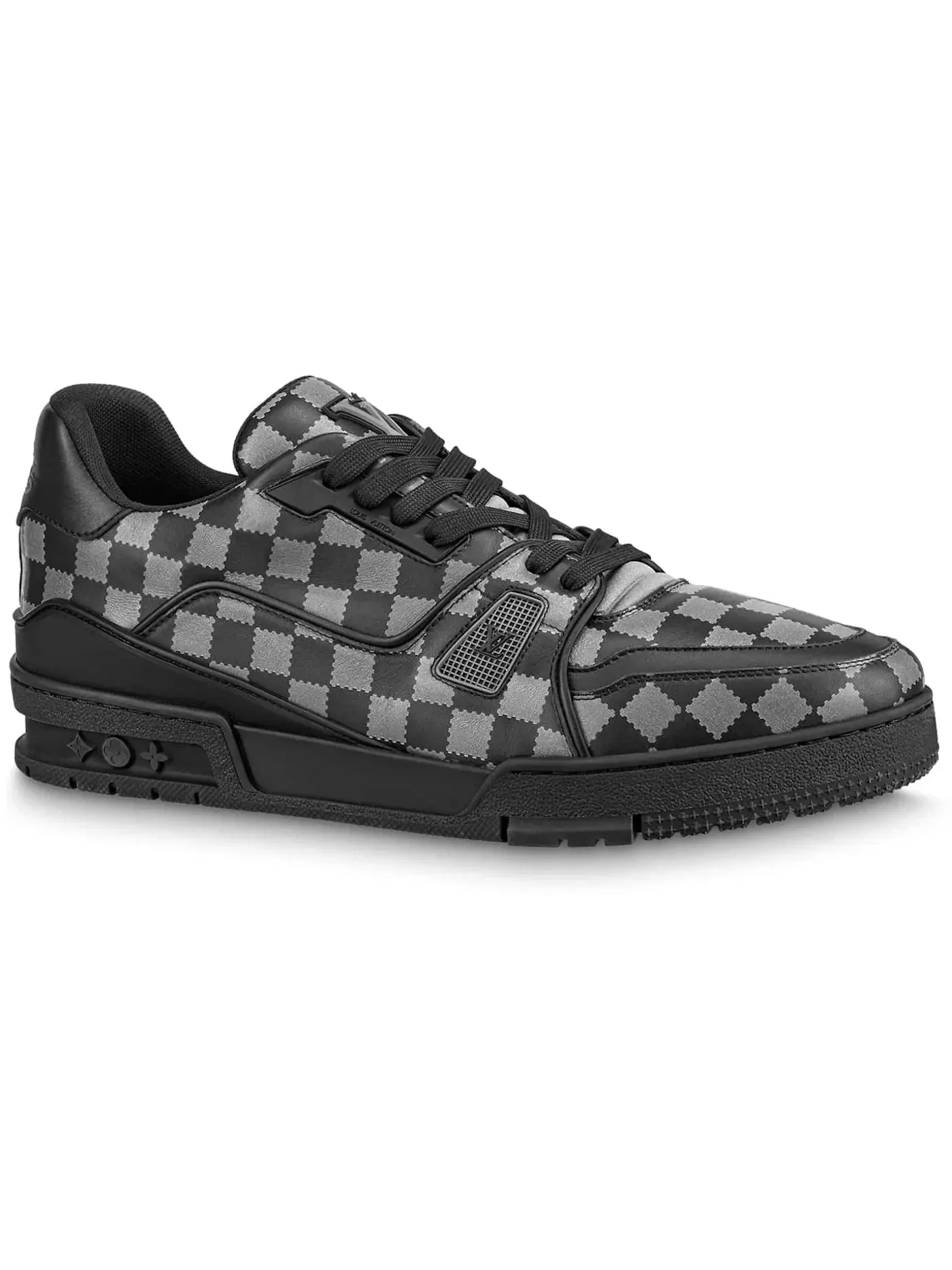 Мужские кроссовки с принтом Louis Vuitton Trainer Louis Vuitton — изображение 1 из 1, черный/серый