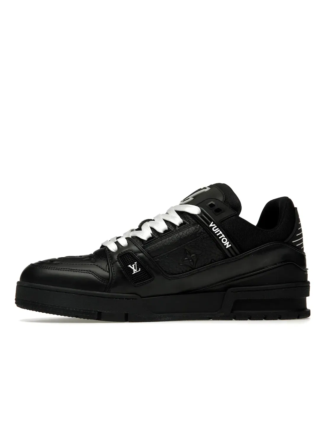 Мужские кроссовки с принтом Louis Vuitton Trainer Louis Vuitton — изображение 3 из 4, черный/белый