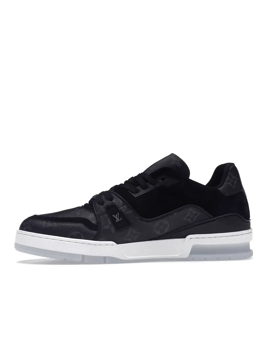 Мужские кроссовки с монограммой Louis Vuitton Trainer Louis Vuitton — изображение 3 из 4, черный/белый