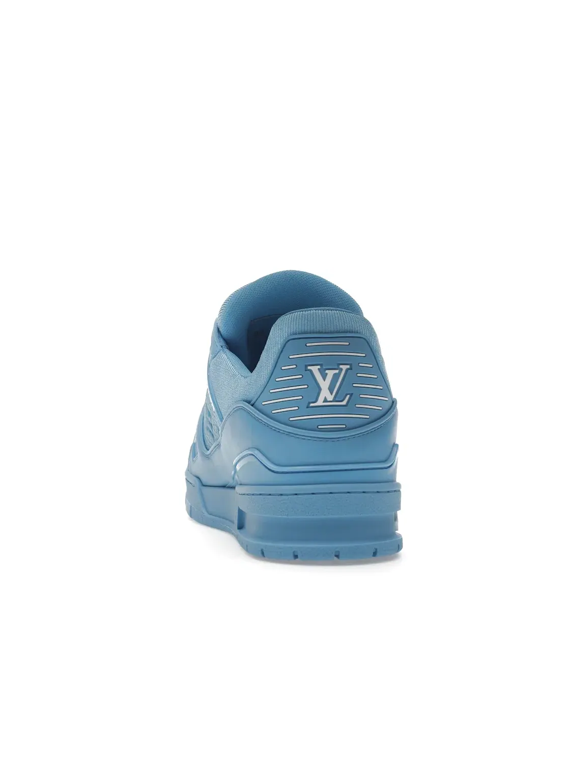Мужские кроссовки с принтом Louis Vuitton Trainer Louis Vuitton — изображение 4 из 4, синий/белый