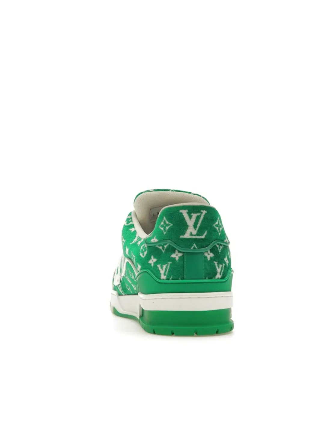 Мужские кроссовки с монограммой Louis Vuitton Trainer — изображение 4 из 4, зеленый/белый