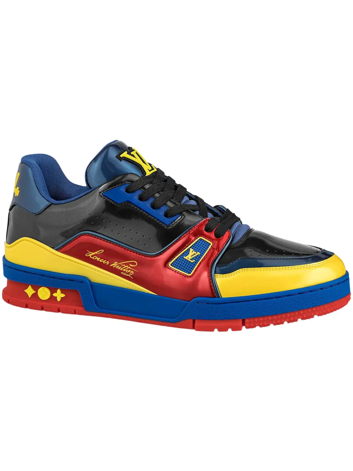 Мужские кроссовки с цветными вставками Louis Vuitton Trainer — изображение 1 из 1