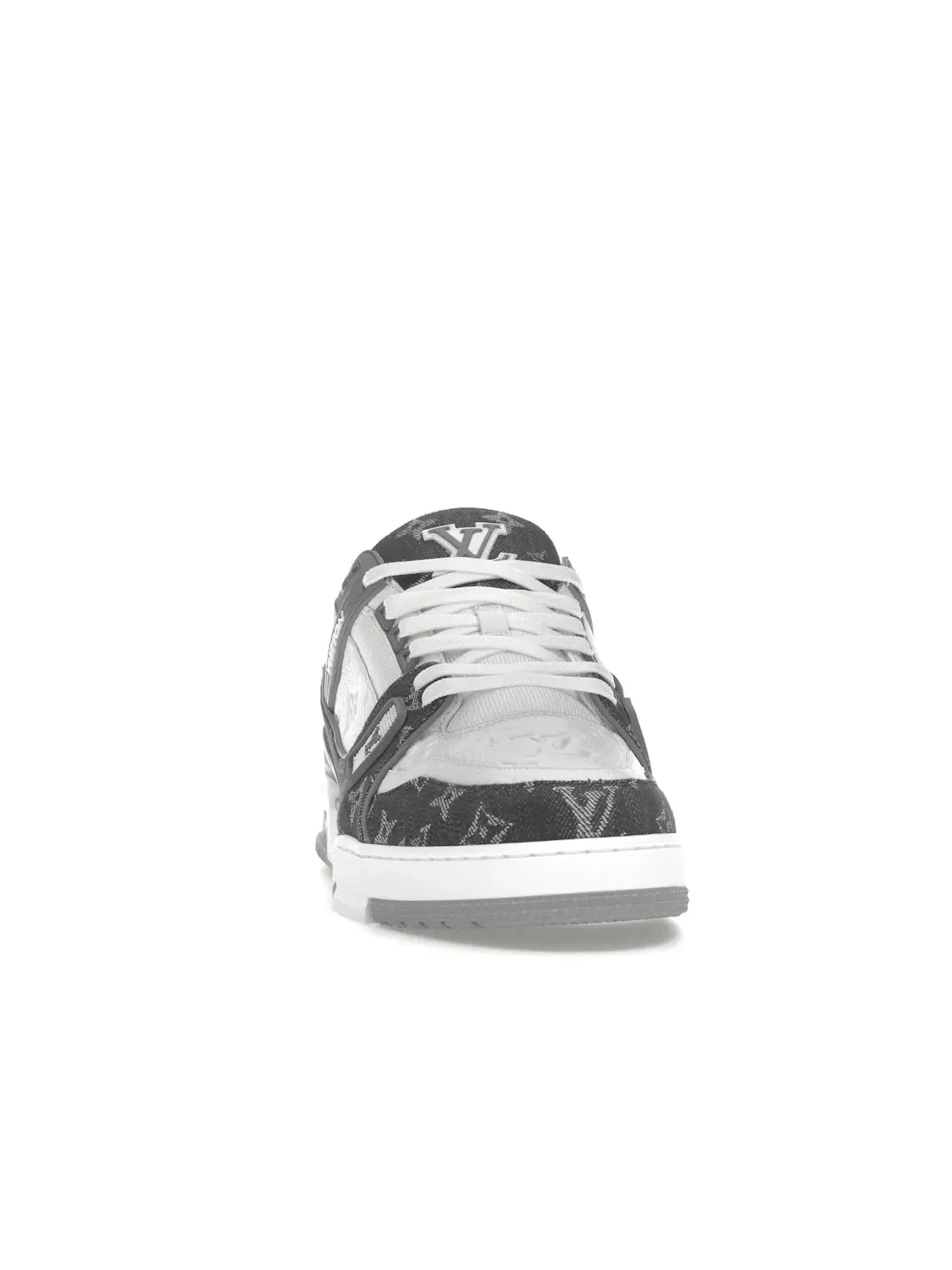 Мужские кроссовки с монограммой Louis Vuitton Trainer — изображение 2 из 4, серый белый