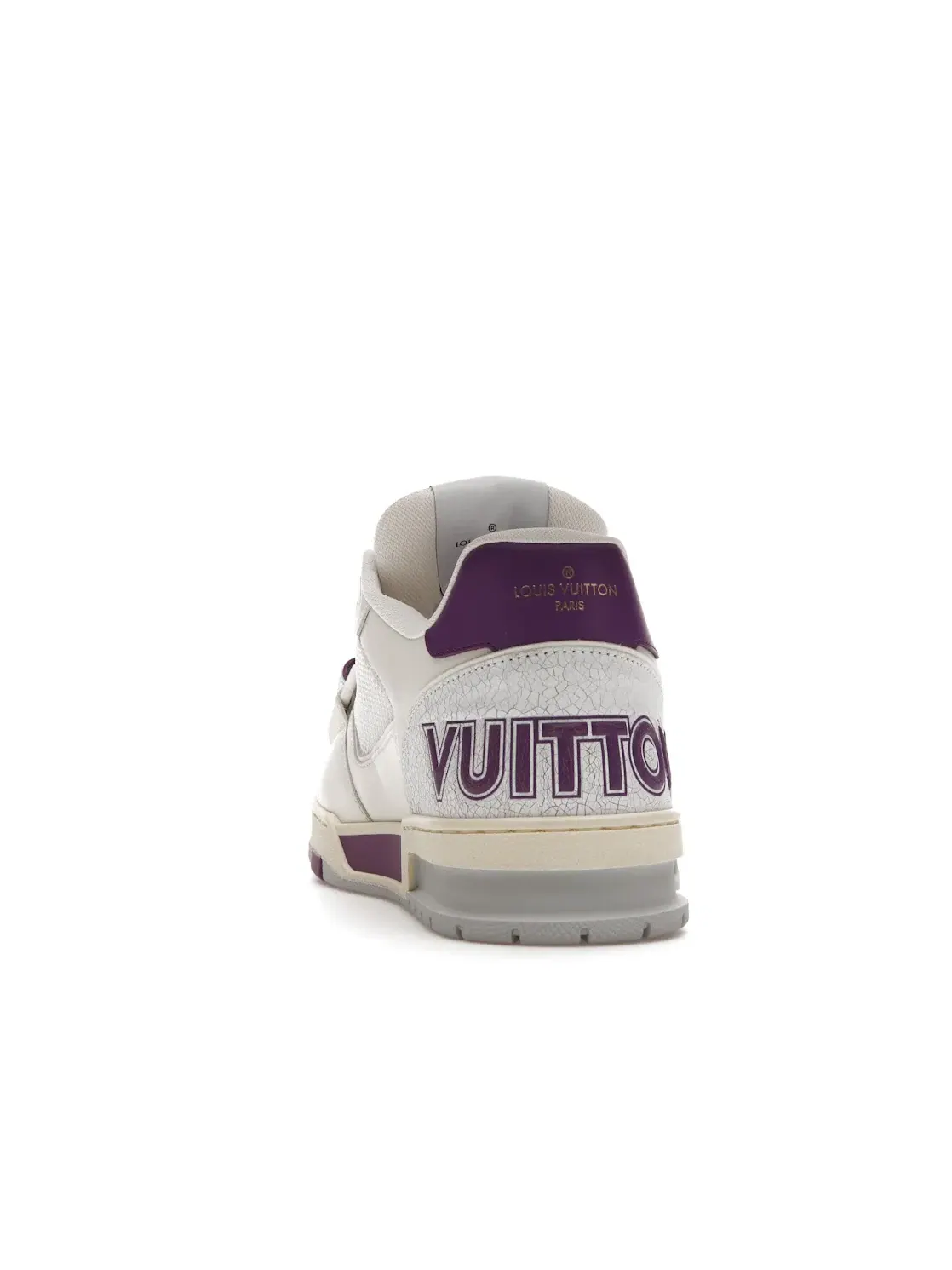 Мужские кроссовки с сетчатым верхом Louis Vuitton Trainer Louis Vuitton — изображение 4 из 4, белый/фиолетовый