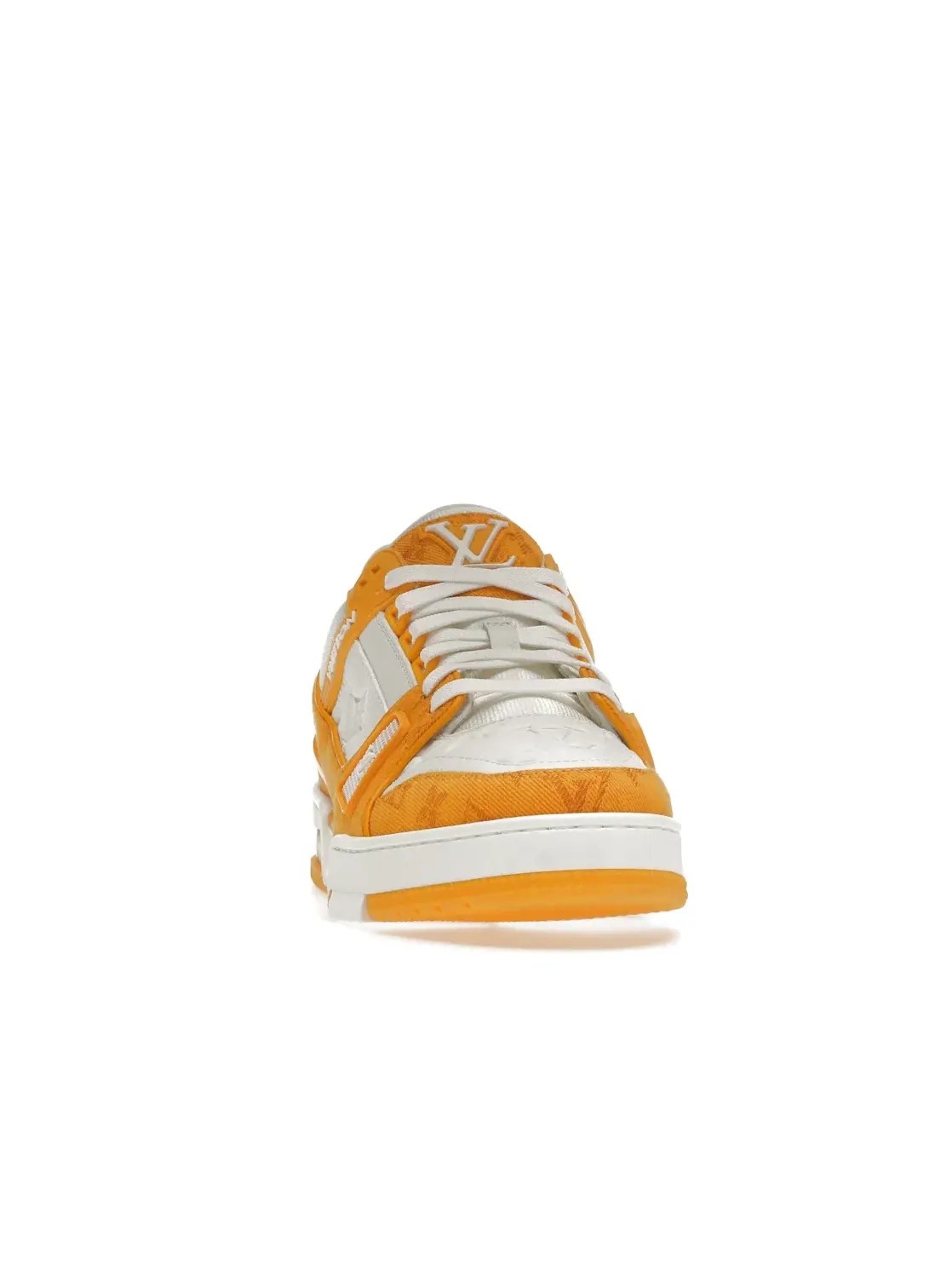 Мужские кроссовки с принтом Louis Vuitton Trainer Louis Vuitton — изображение 2 из 4, желтый/белый