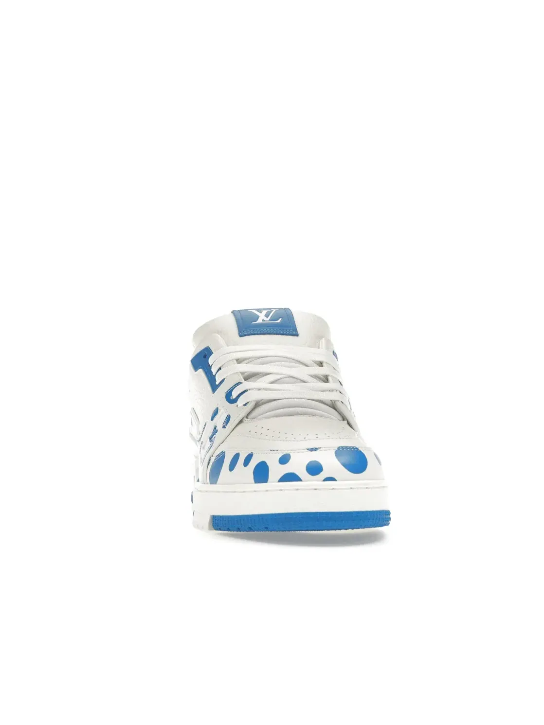 Мужские кроссовки с принтом Louis Vuitton x Yayoi Kusama Trainer Louis Vuitton — изображение 2 из 4, белый синий
