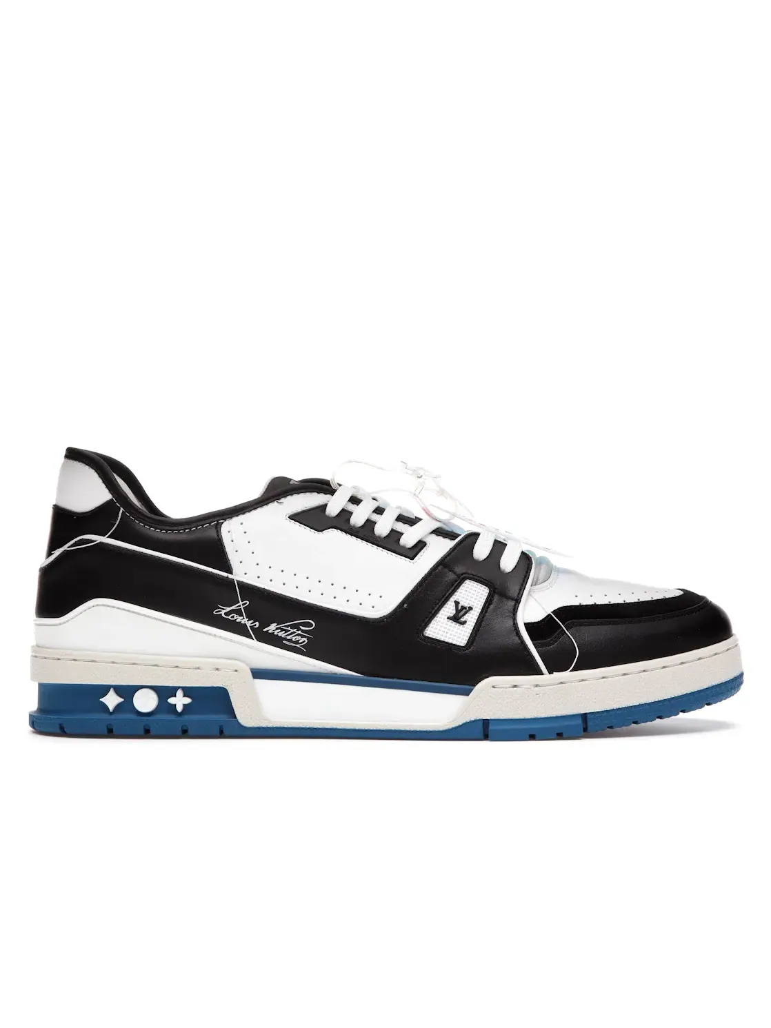 Мужские кроссовки LV Trainer Louis Vuitton — изображение 1 из 4, белый/черный/синий