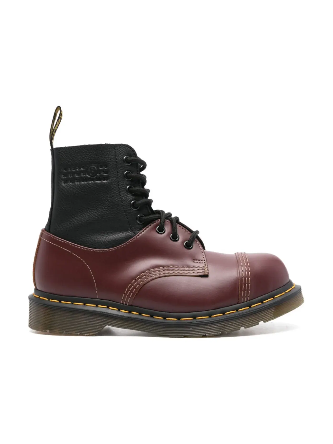Женские ботинки с длинным голенищем Maison Margiela Ankle Boot x Dr Martens — изображение 1 из 1, черный