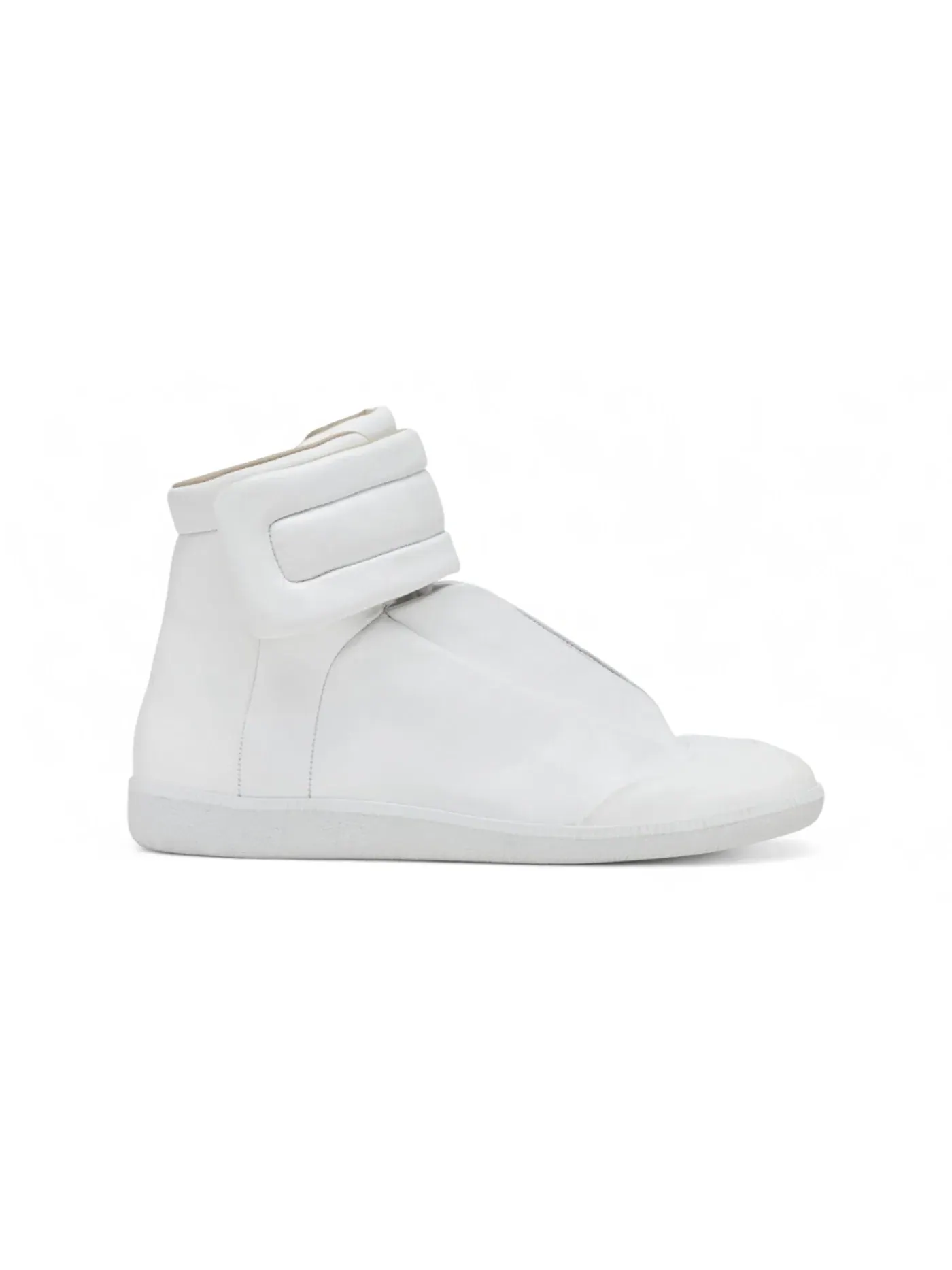 Мужские кроссовки высокие с принтом Maison Margiela Future High Sneakers Maison Margiela — изображение 1 из 1, белый