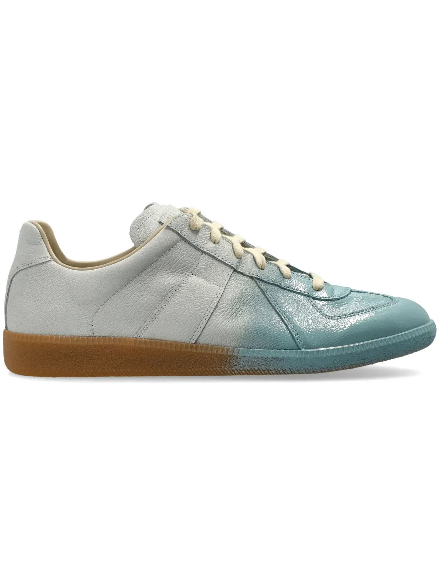 Мужские кроссовки с фирменным дизайном Maison Margiela Replica Maison Margiela — изображение 1 из 1, серый синий