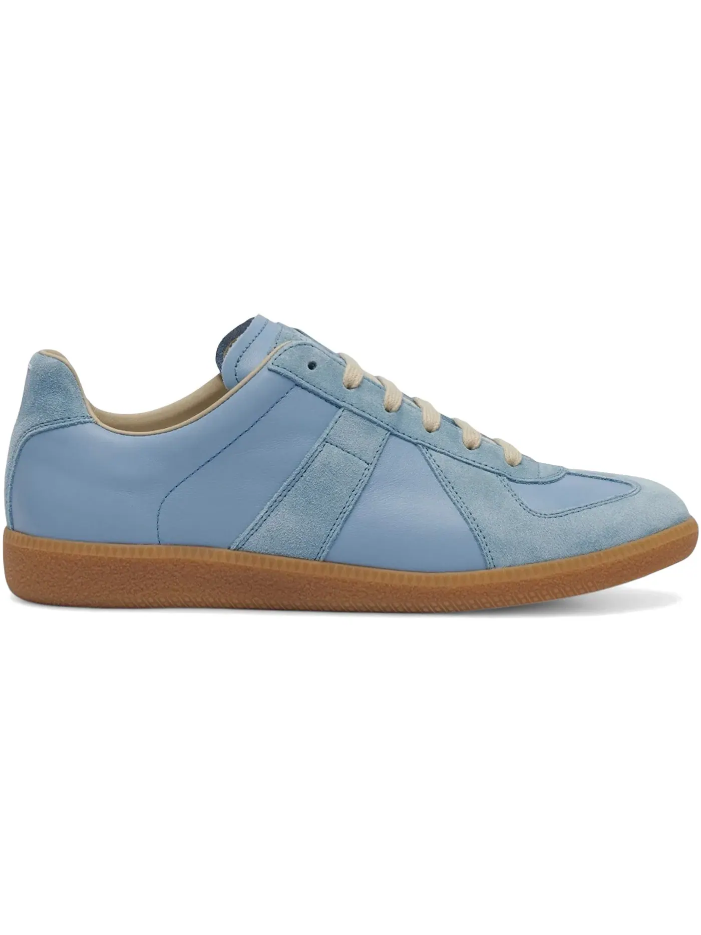 Мужские кеды с принтом Maison Margiela Replica — изображение 1 из 1, синий