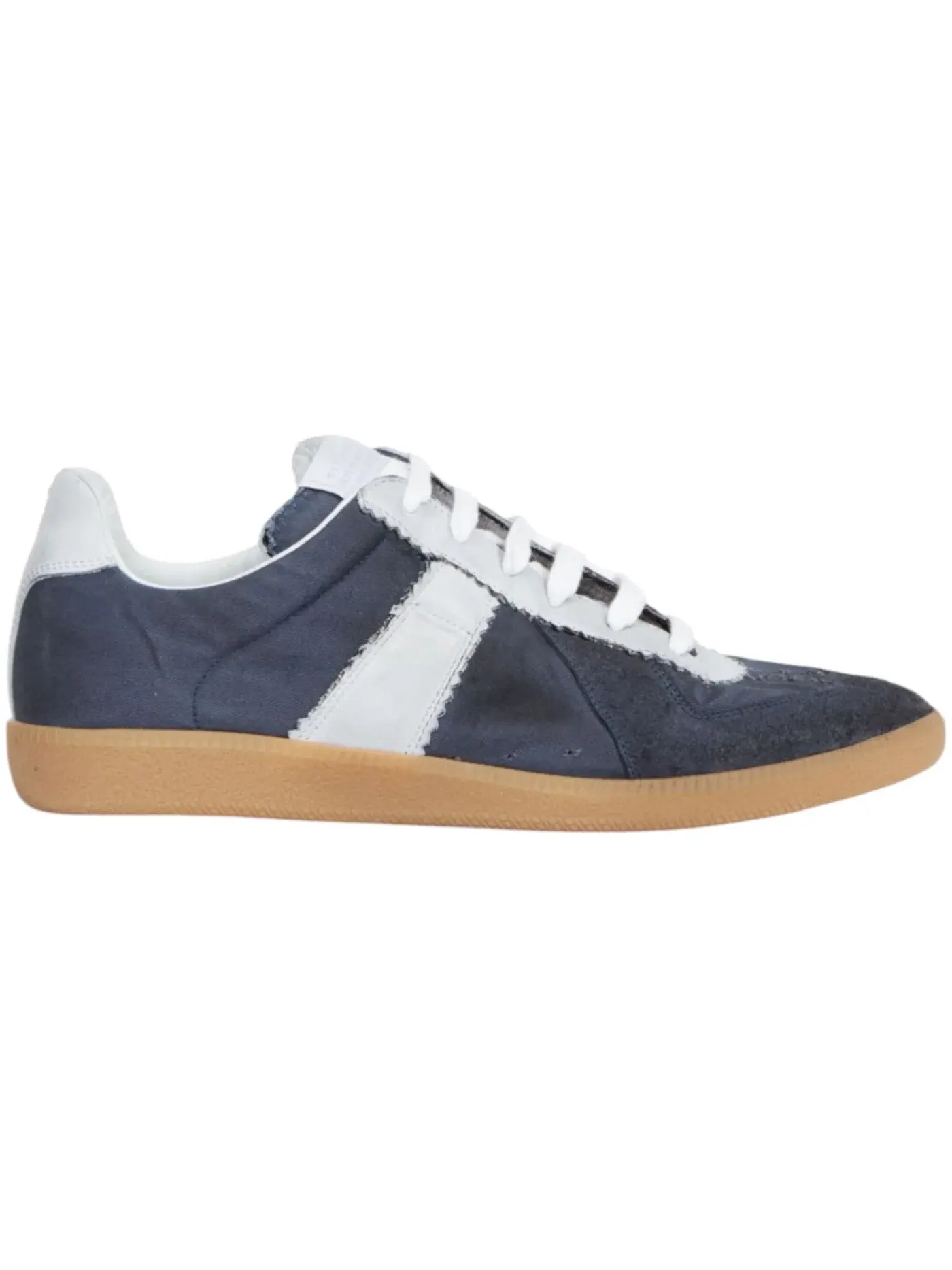Мужские кроссовки с низким профилем Maison Margiela Replica Low — изображение 1 из 1, темный индиго белый
