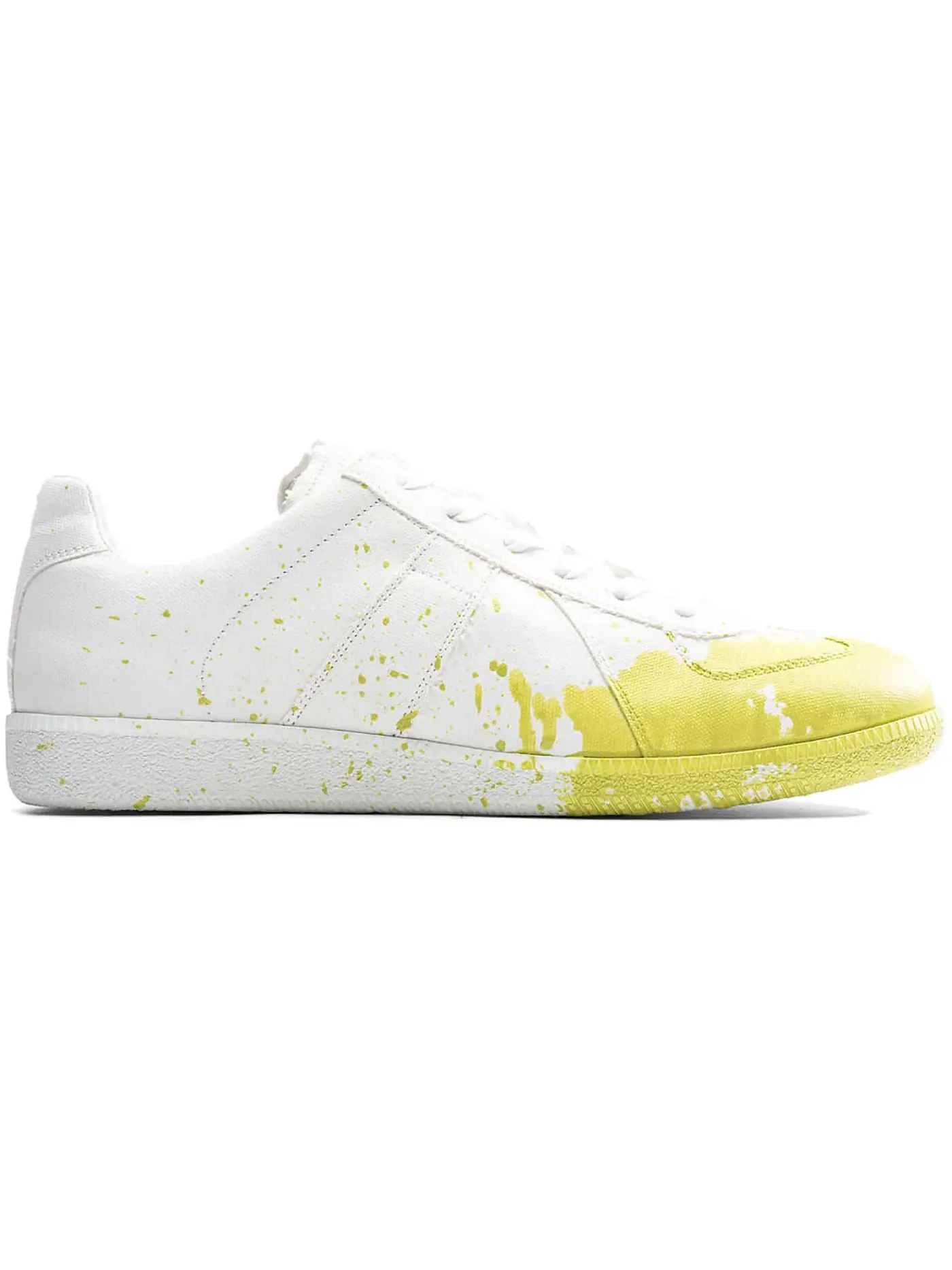Мужские кроссовки с принтом Maison Margiela Replica — изображение 1 из 1, белый
