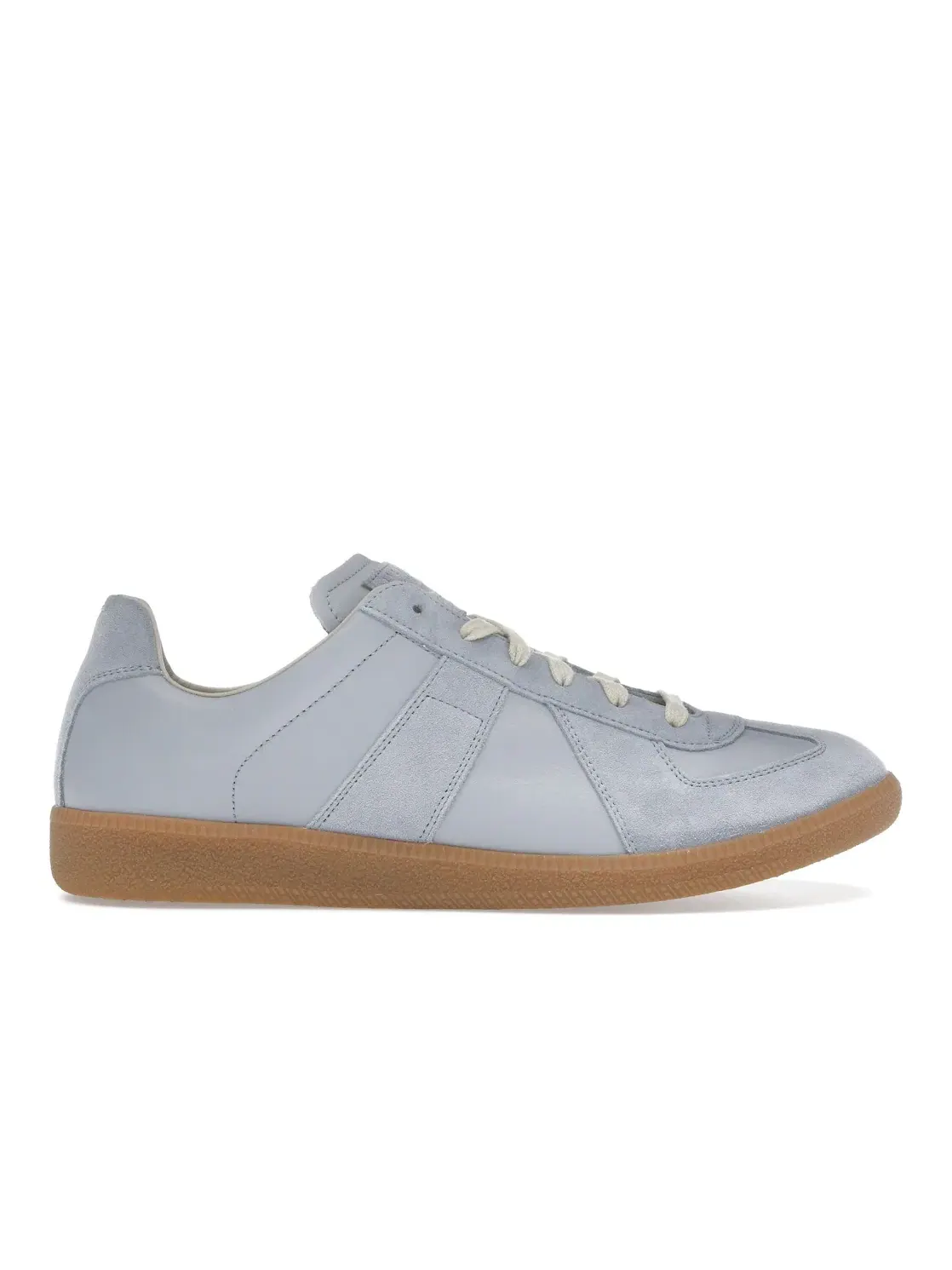 Мужские кроссовки с замшевым верхом Maison Margiela Replica Maison Margiela — изображение 1 из 4, бледный синий