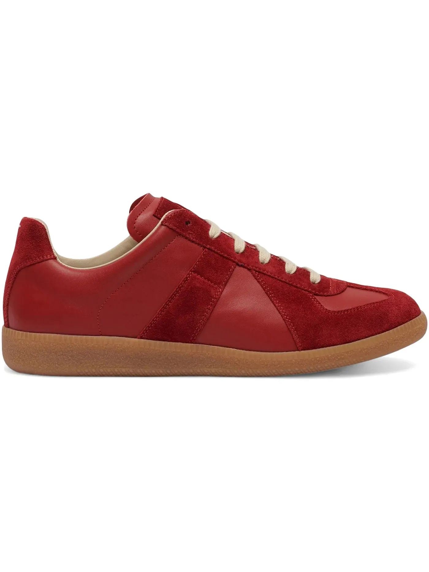 Мужские кеды с цветным акцентом Maison Margiela Replica — изображение 1 из 1, красный