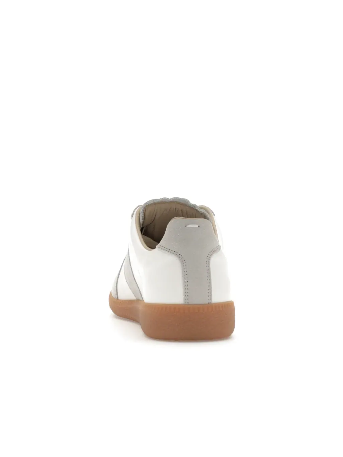 Женские кроссовки с замшевым верхом Maison Margiela Replica — изображение 4 из 4, серый/белый