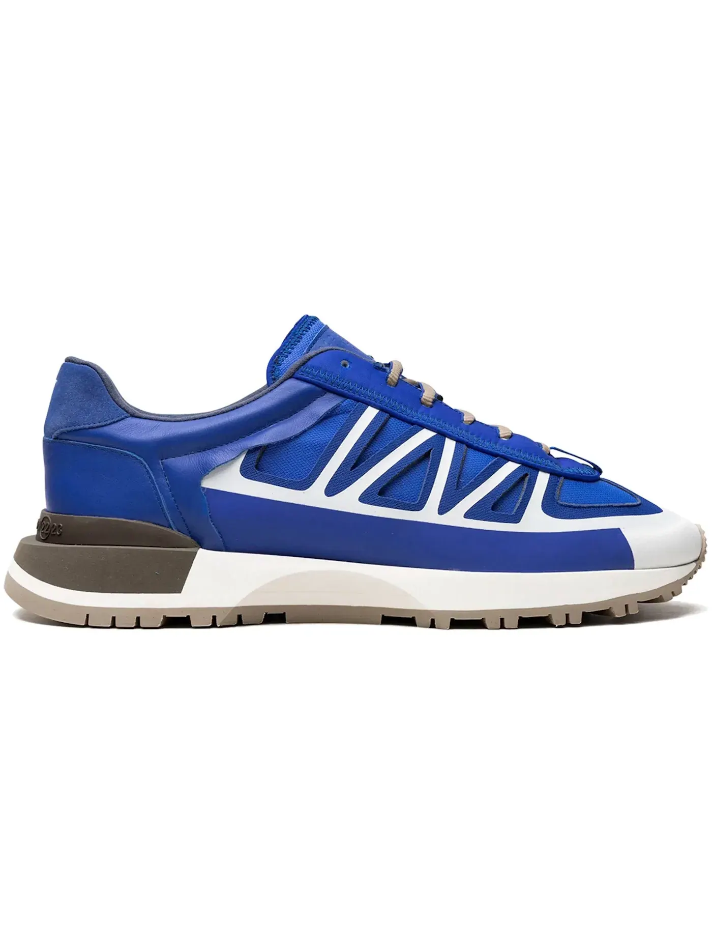 Мужские кроссовки с контрастными вставками Maison Margiela Runner Evolution — изображение 1 из 1, синий белый