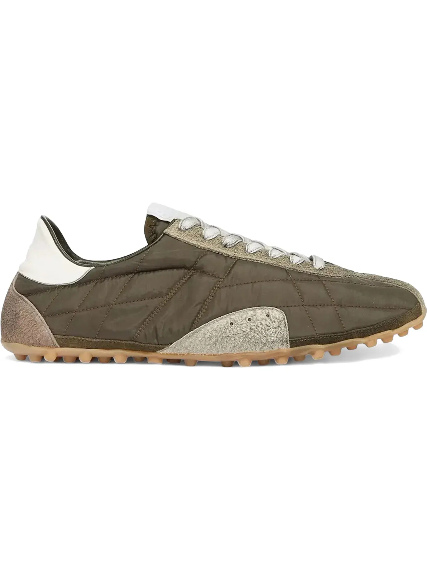 Мужские кроссовки с низким верхом Maison Margiela Sprinters Low — изображение 1 из 1, темный зеленый/белый