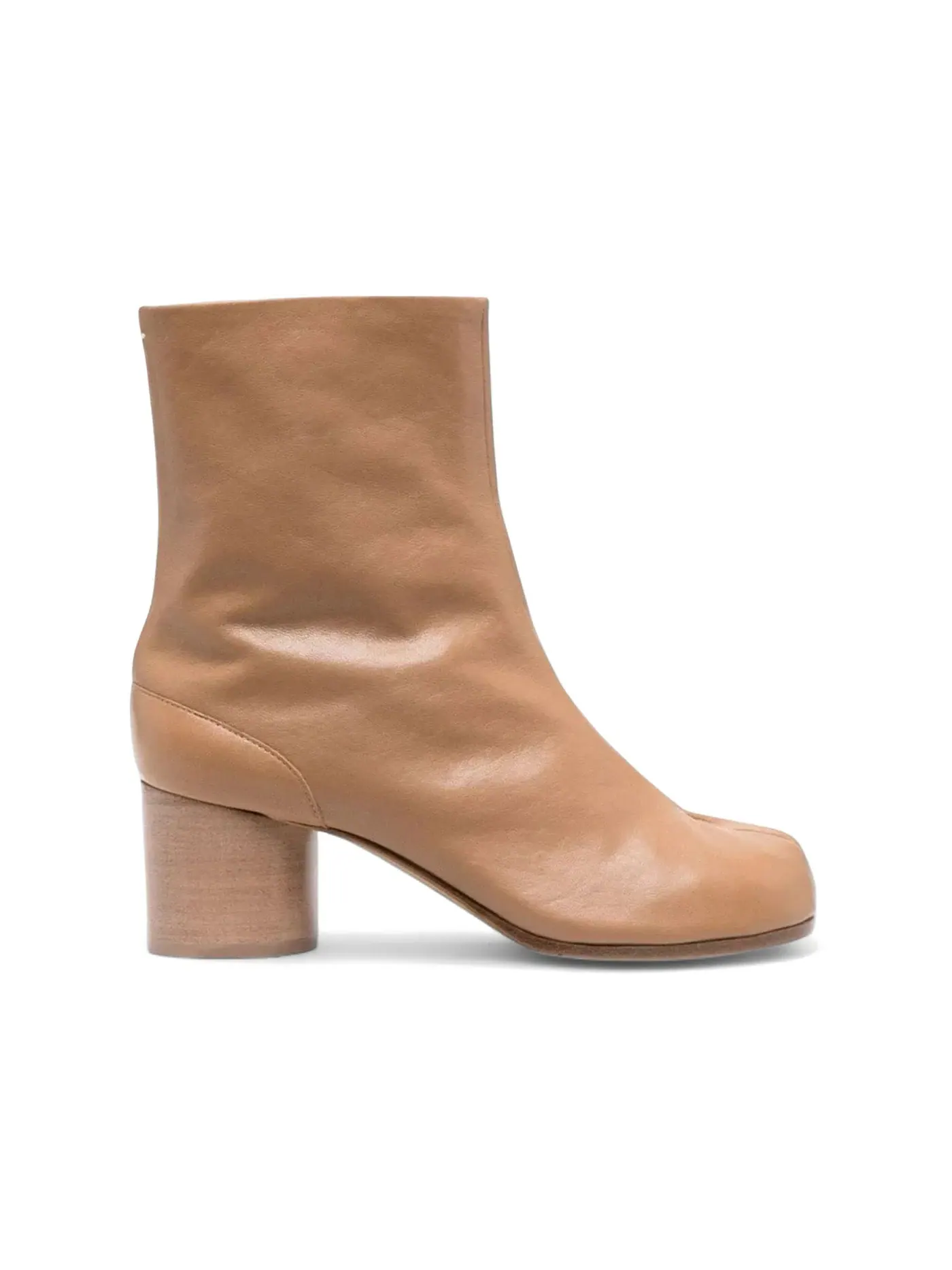 Женские ботильоны с раздвоенным носком Maison Margiela Tabi Ankle Boot — изображение 1 из 1, бежевый