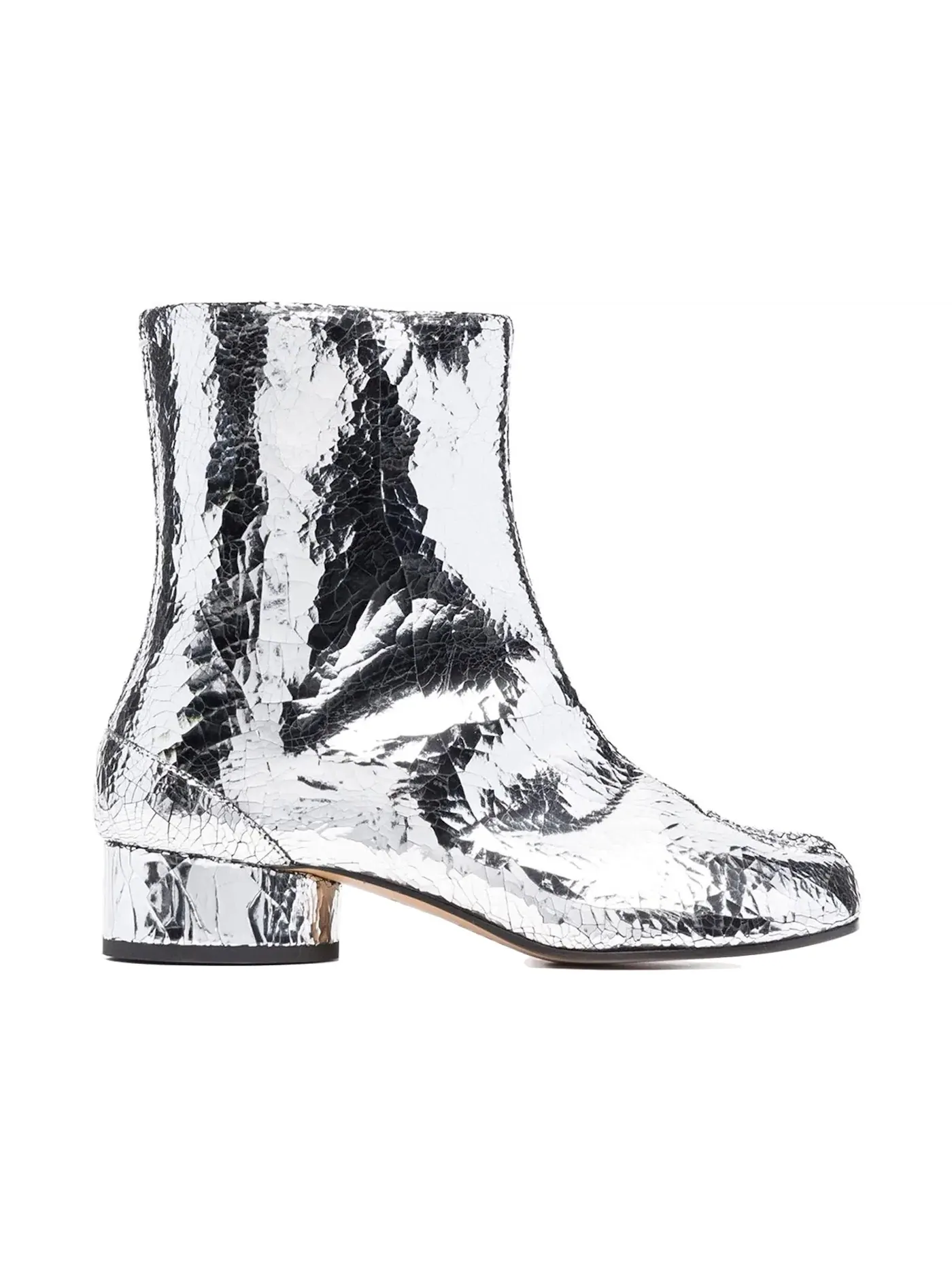 Женские ботильоны Tabi Ankle Boot Maison Margiela — изображение 1 из 1, серебряный