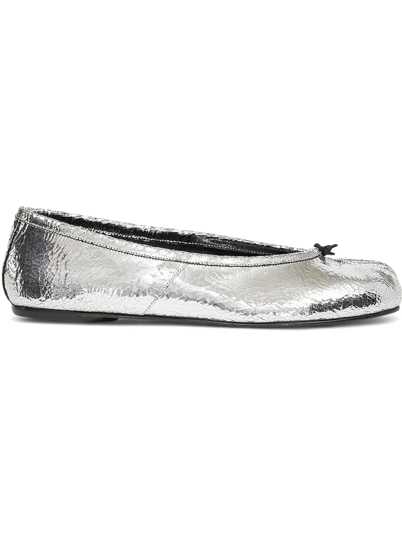 Женские туфли-лодочки с раздвоенным носком Maison Margiela — изображение 1 из 1, серебряный