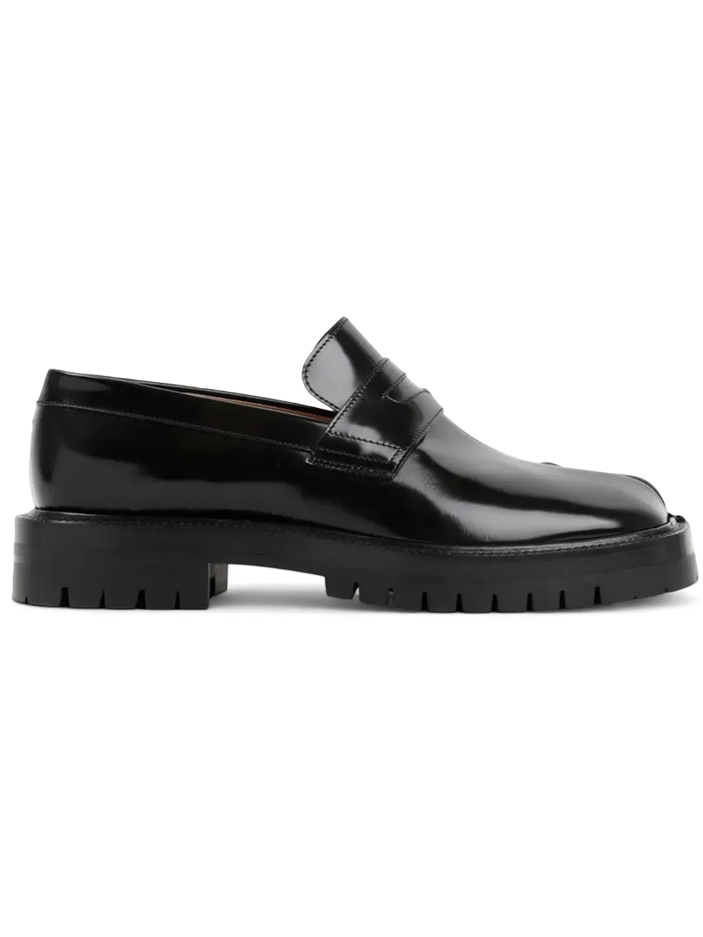 Мужские лоферы с раздвоенным носком Maison Margiela Tabi County Loafer — изображение 1 из 1, черный