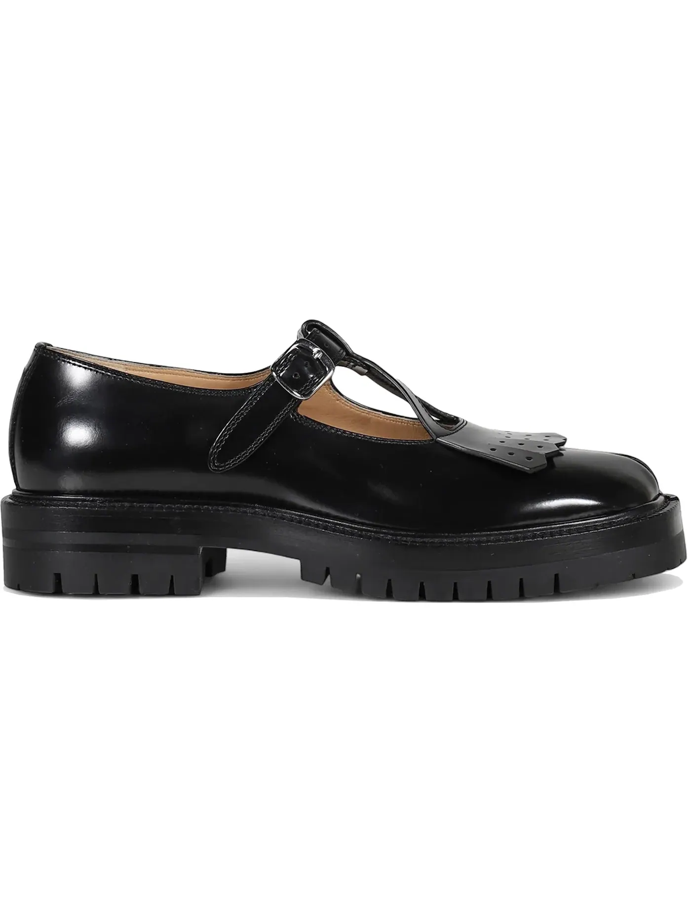 Женские лоферы Mary Jane с мыском Tabi Maison Margiela — изображение 1 из 1, черный