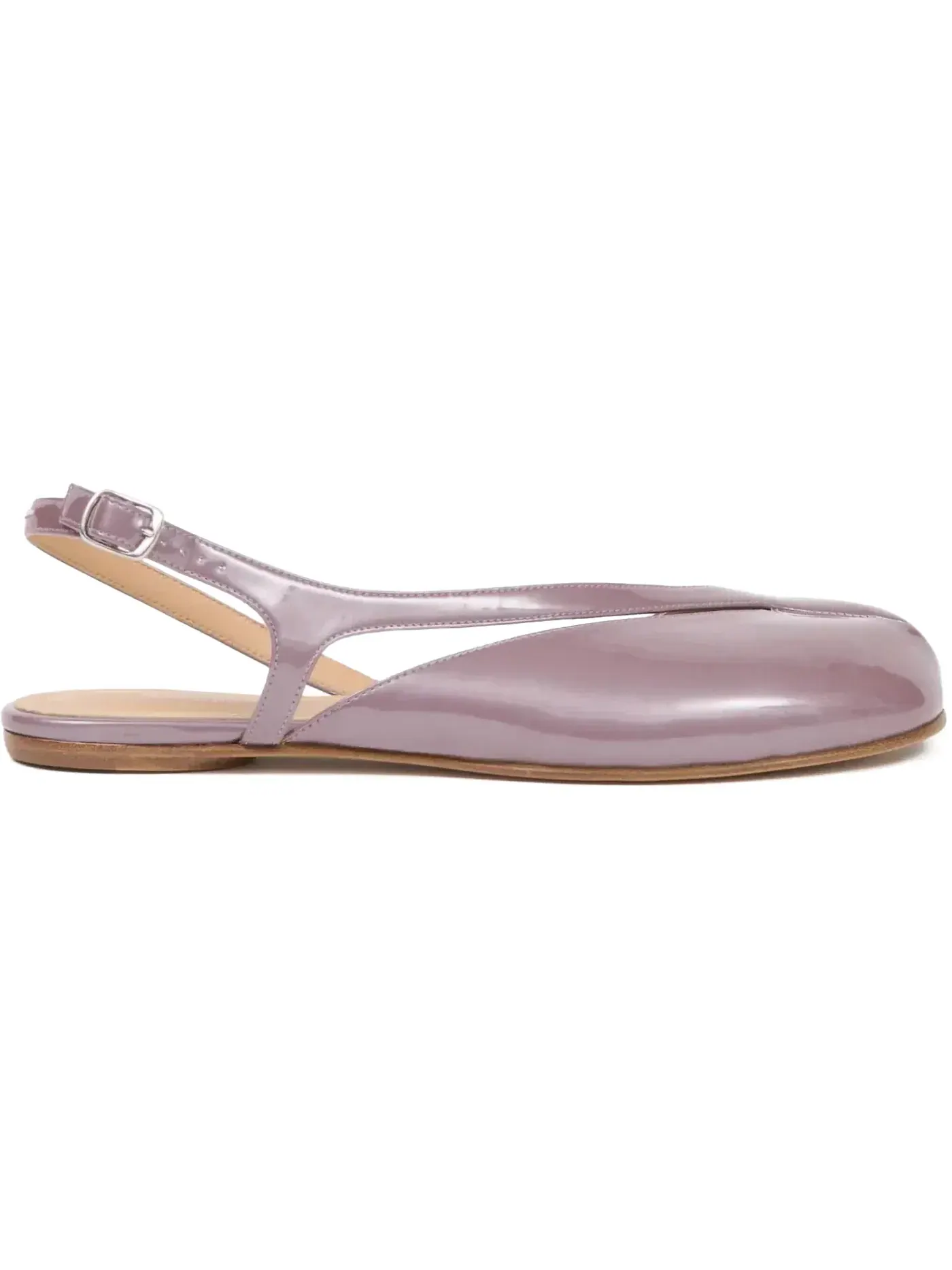 Женские босоножки с открытым носком Tabi Flat Slingback Maison Margiela — изображение 1 из 1, розовый