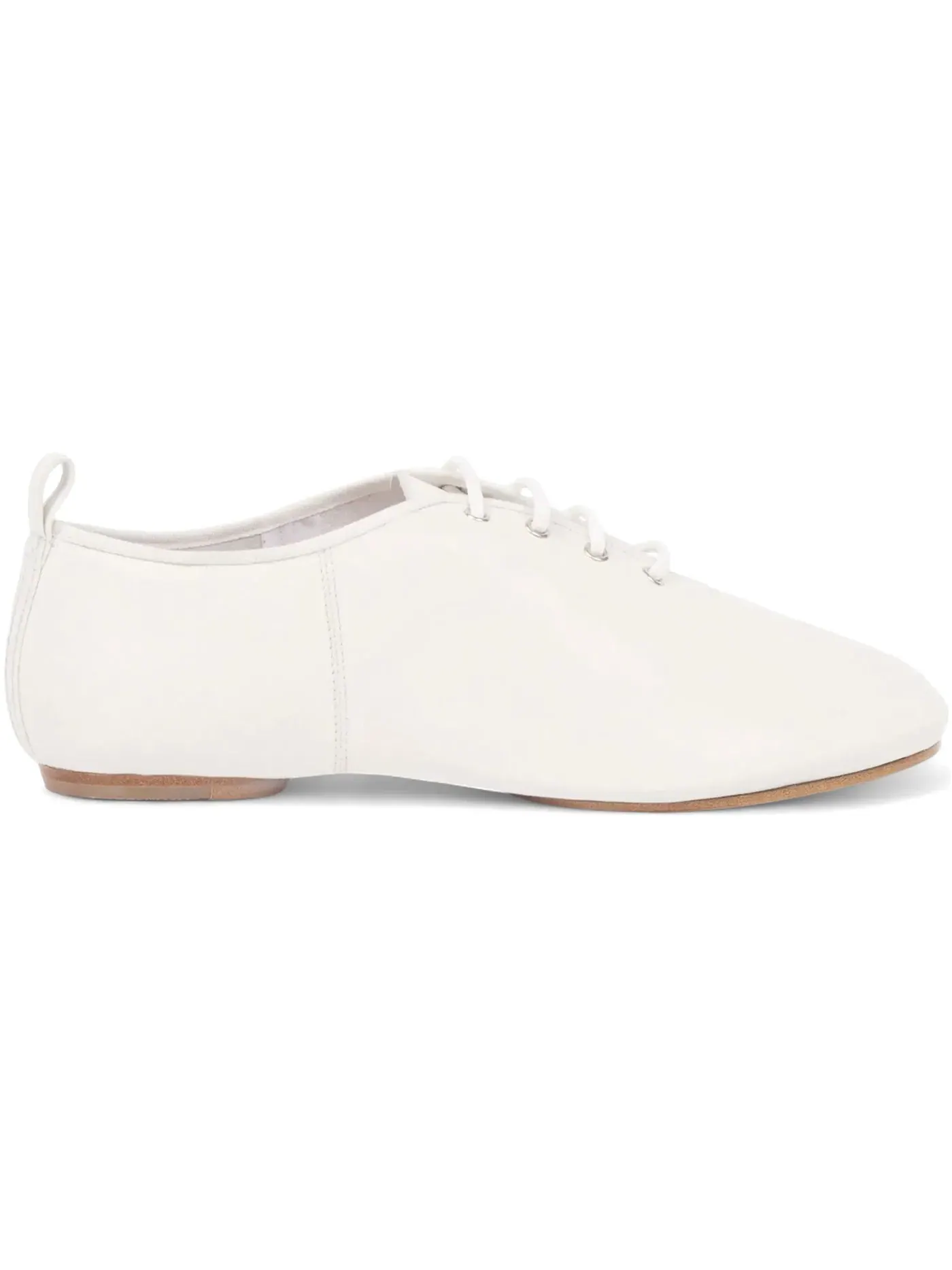 Женские балетки с разрезом на мыске Maison Margiela Tabi Jazz Lace Up — изображение 1 из 1, белый