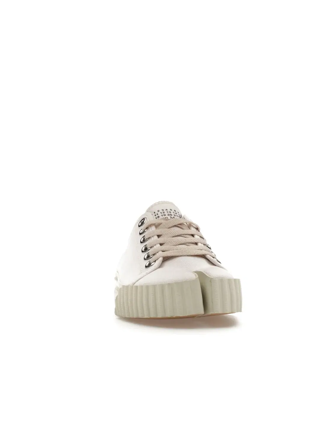 Женские кеды Tabi Low Top Maison Margiela — изображение 2 из 4, белый/белый