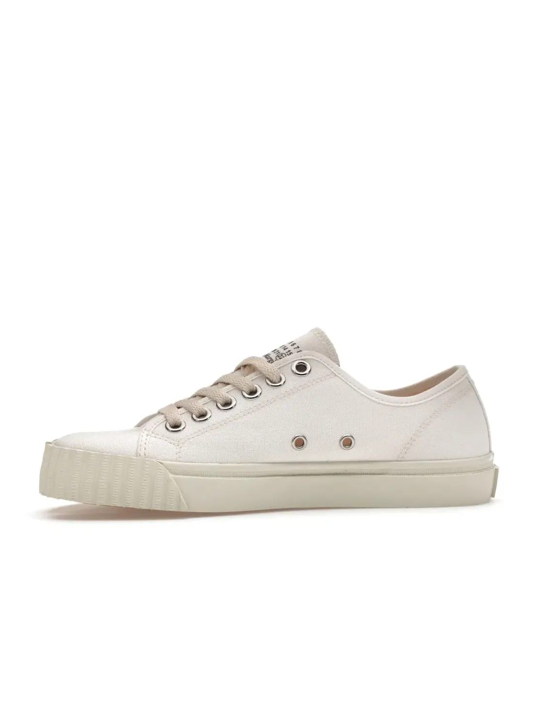 Женские кеды Tabi Low Top Maison Margiela — изображение 3 из 4, белый/белый