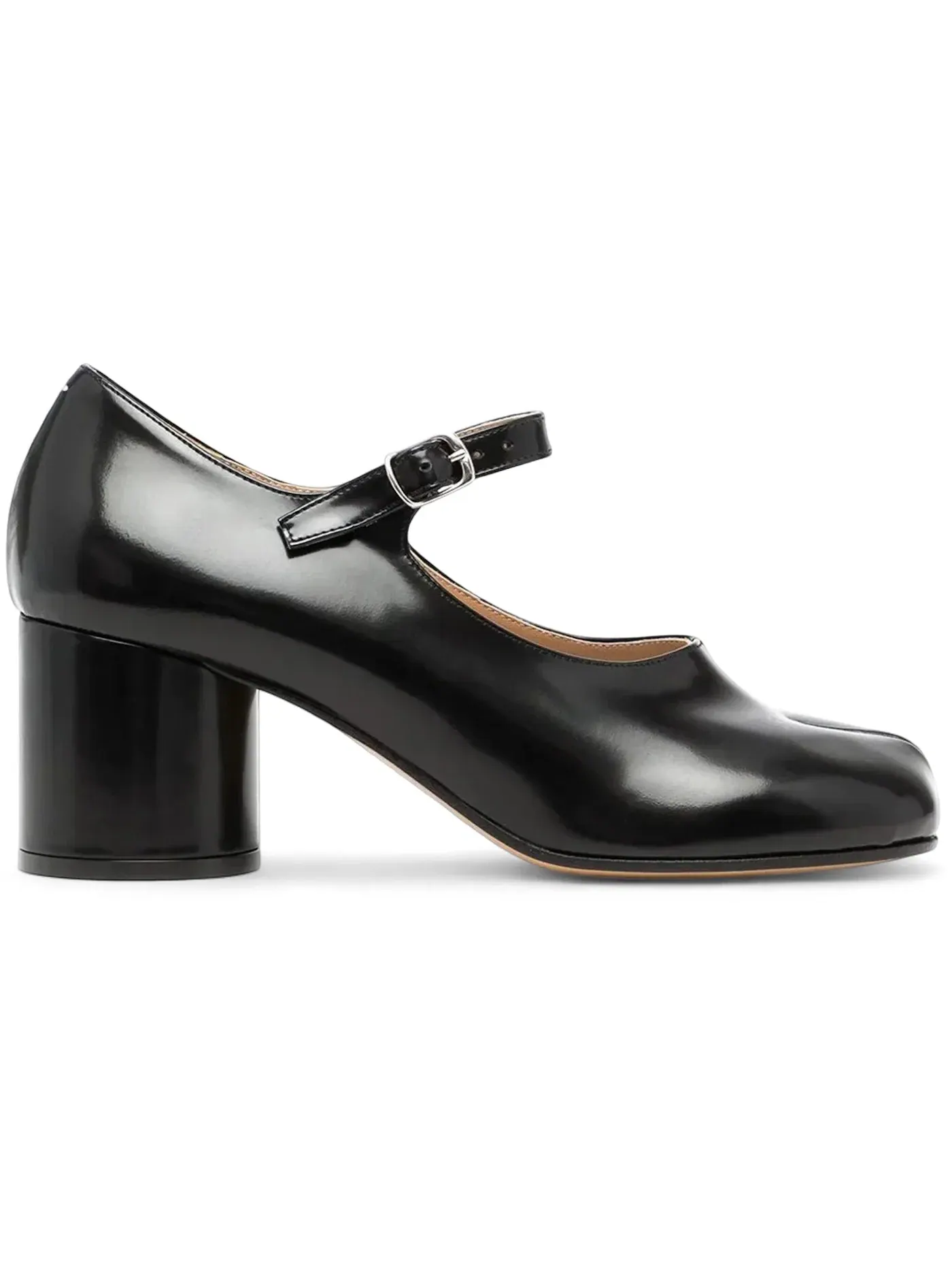 Женские туфли на каблуке с мысом Tabi Maison Margiela — изображение 1 из 1, черный