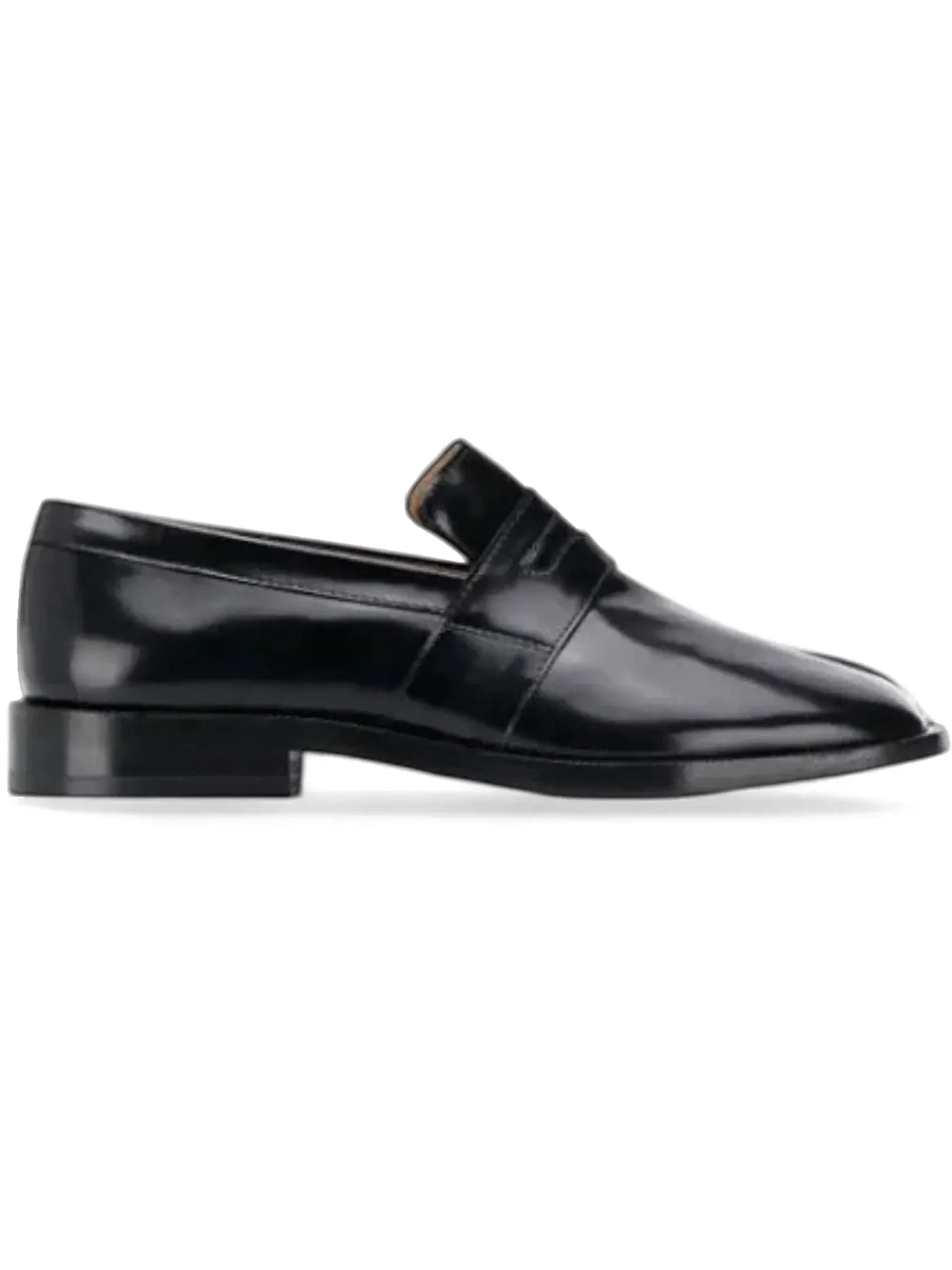 Женские лоферы с раздвоенным носком Maison Margiela Tabi Penny Loafers — изображение 1 из 1, черный