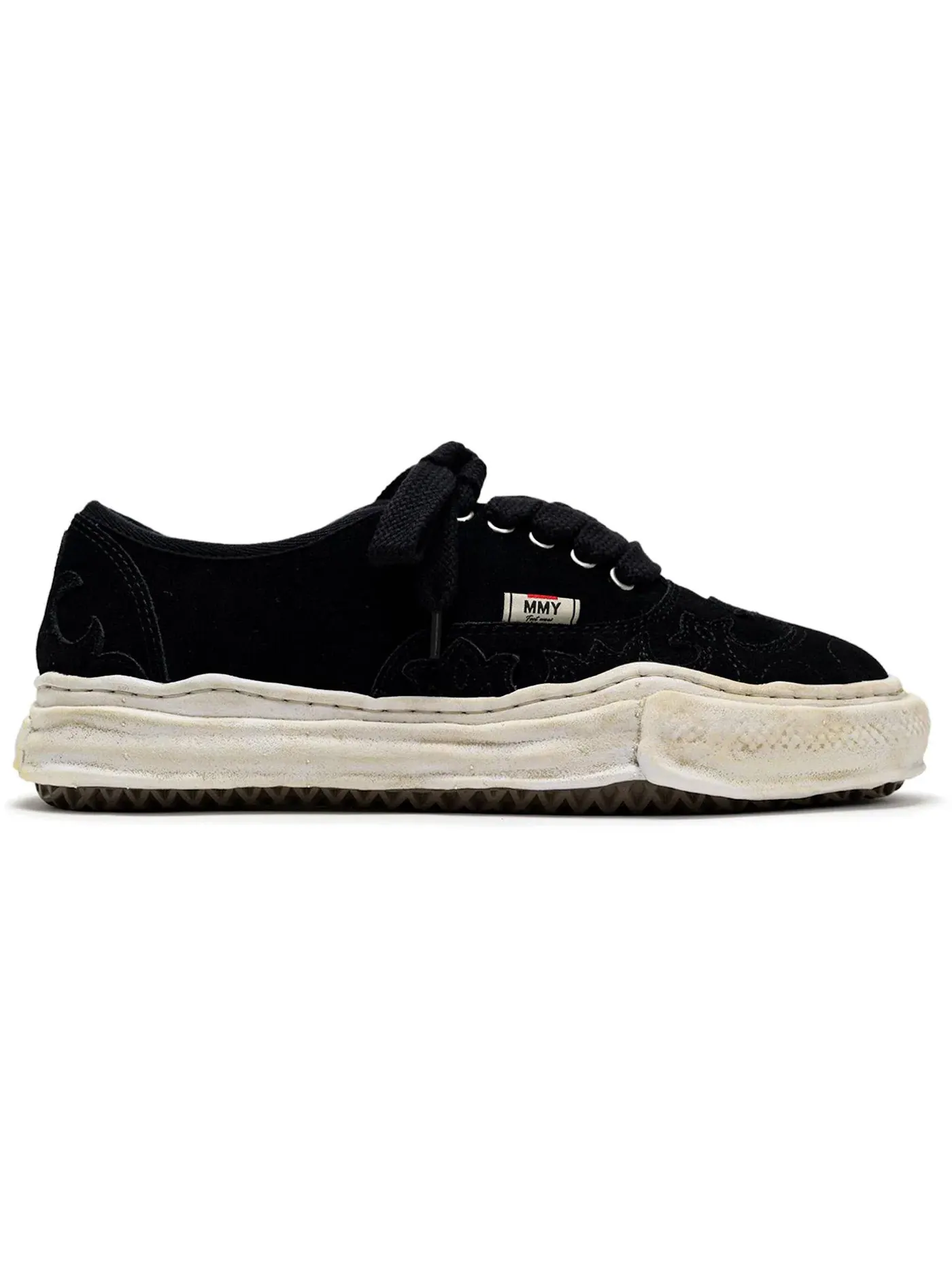 Мужские кроссовки Lifestyle Baker OG Sole Western Detail Suede Low Maison Mihara Yasuhiro — изображение 1 из 1, черный
