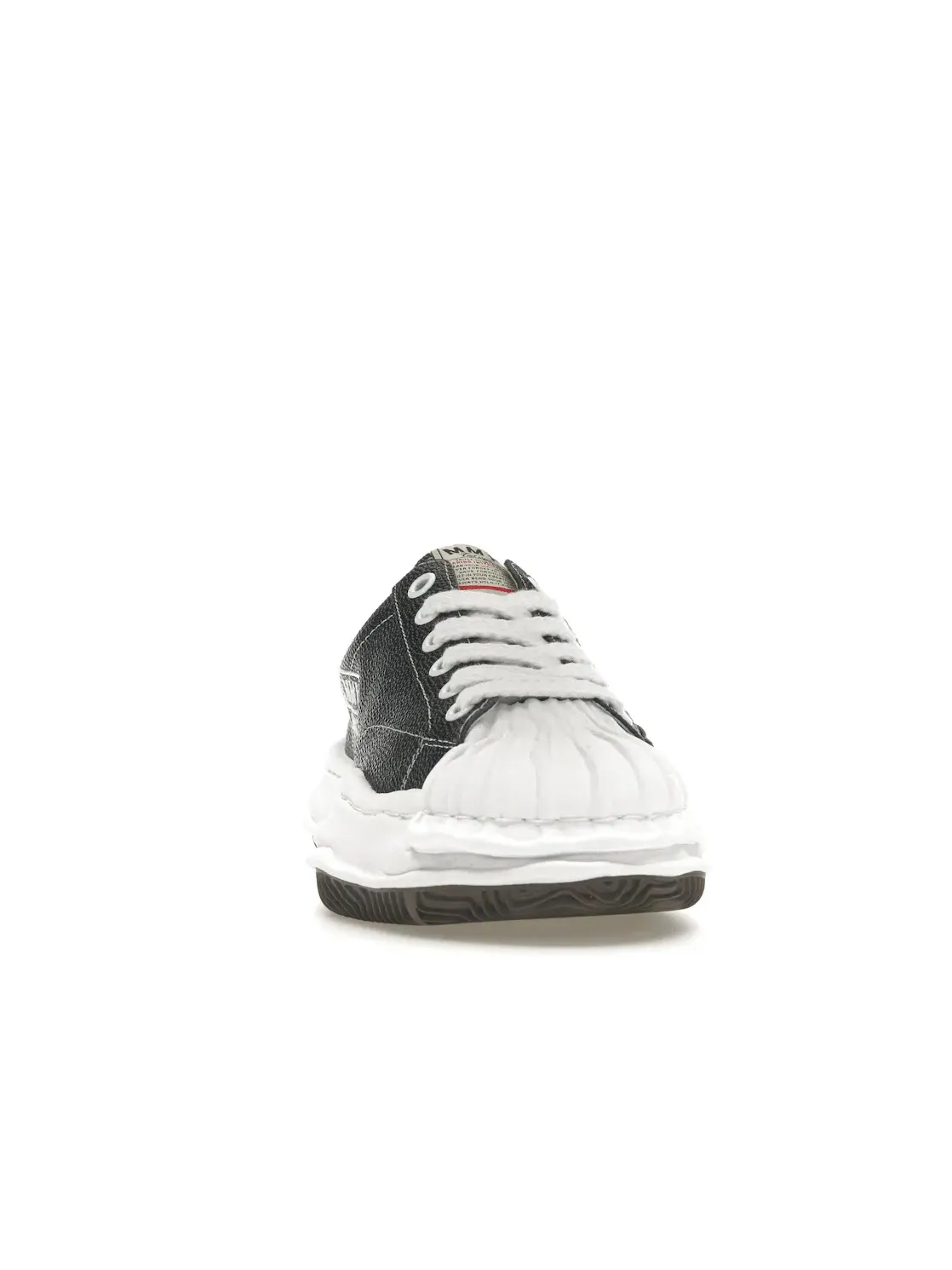 Мужские кеды с тисненой кожи Blakey OG Sole Embossed Leather Low Maison Mihara Yasuhiro — изображение 2 из 4, черный