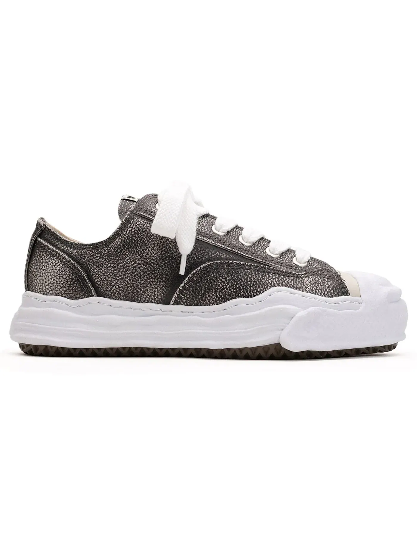 Мужские кроссовки с низким профилем Maison Mihara Yasuhiro Hank OG Sole Brushed Shrink Leather Low — изображение 1 из 1