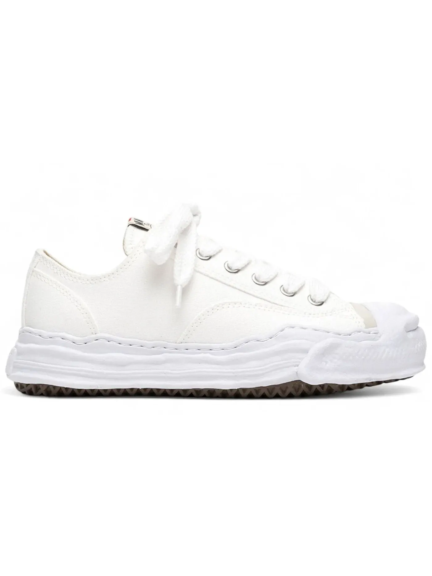 Мужские кеды с низким верхом Maison Mihara Yasuhiro Hank OG Sole Canvas Low — изображение 1 из 1, белый