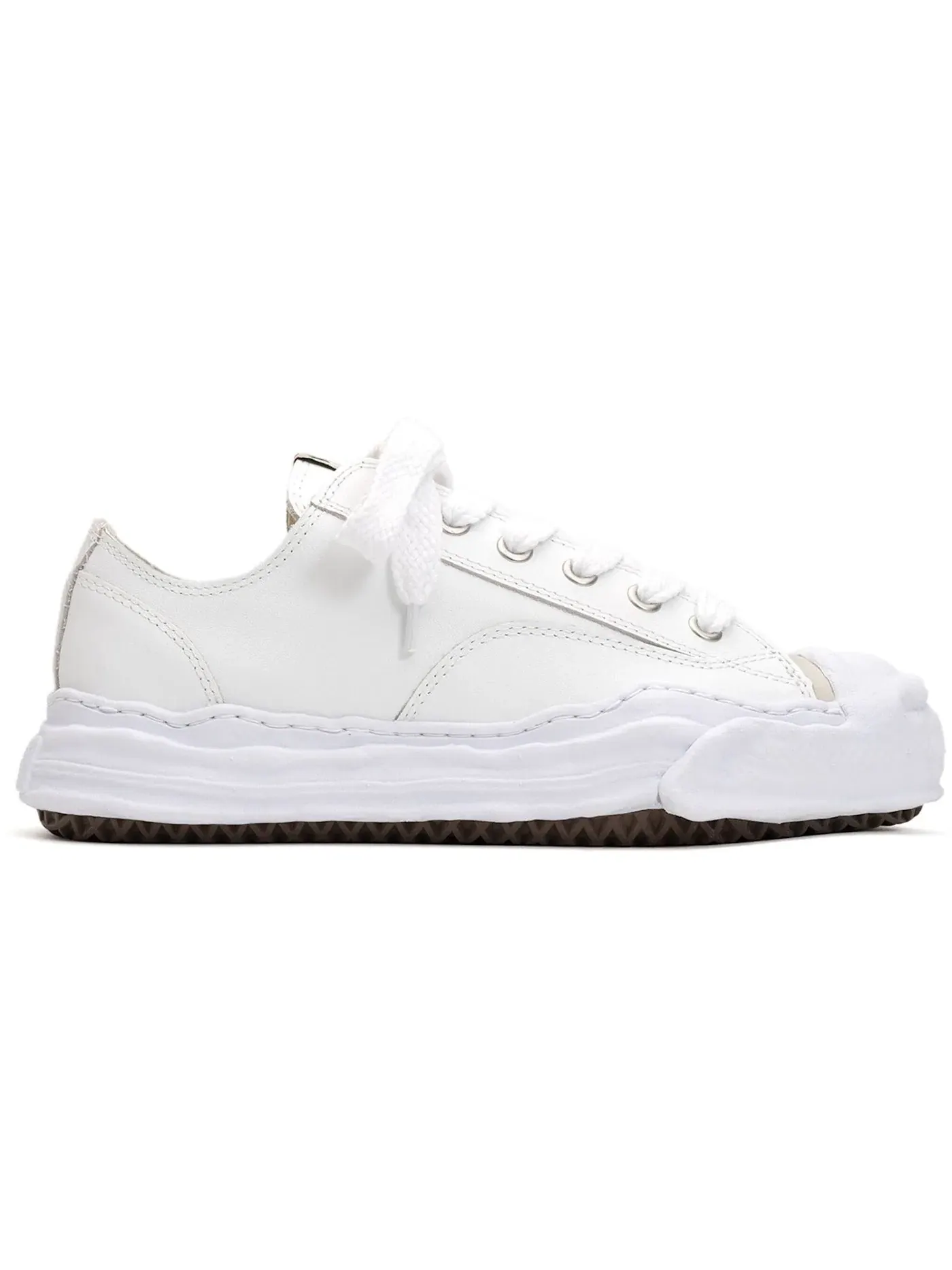 Мужские кеды с низким верхом Maison Mihara Yasuhiro Hank OG Sole Leather Low — изображение 1 из 1, белый