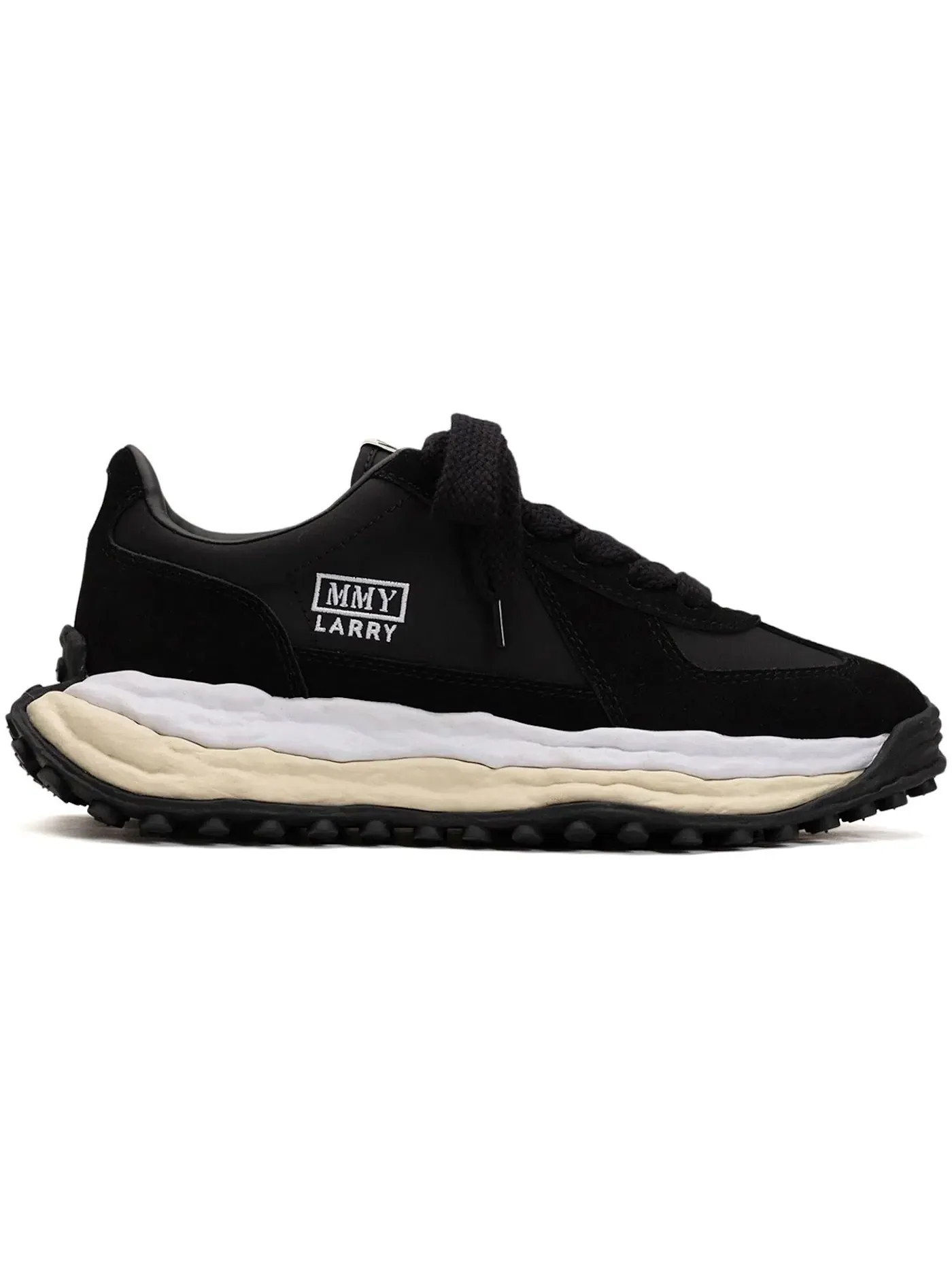 Мужские кроссовки Lifestyle Maison Mihara Yasuhiro Larry OG Sole Mix Material Low — изображение 1 из 1, черный