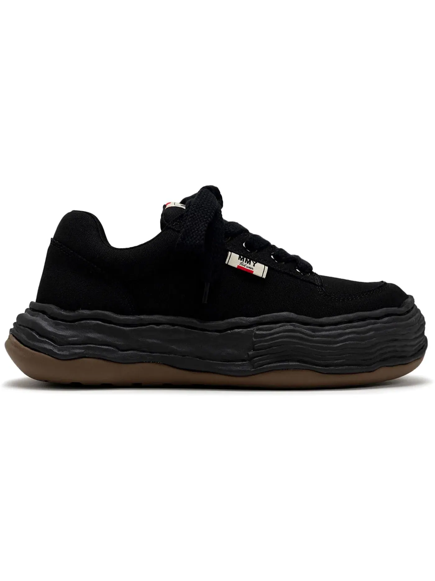 Мужские кроссовки Lifestyle Oliver OG Sole Canvas Low Maison Mihara Yasuhiro — изображение 1 из 1, черный/черный