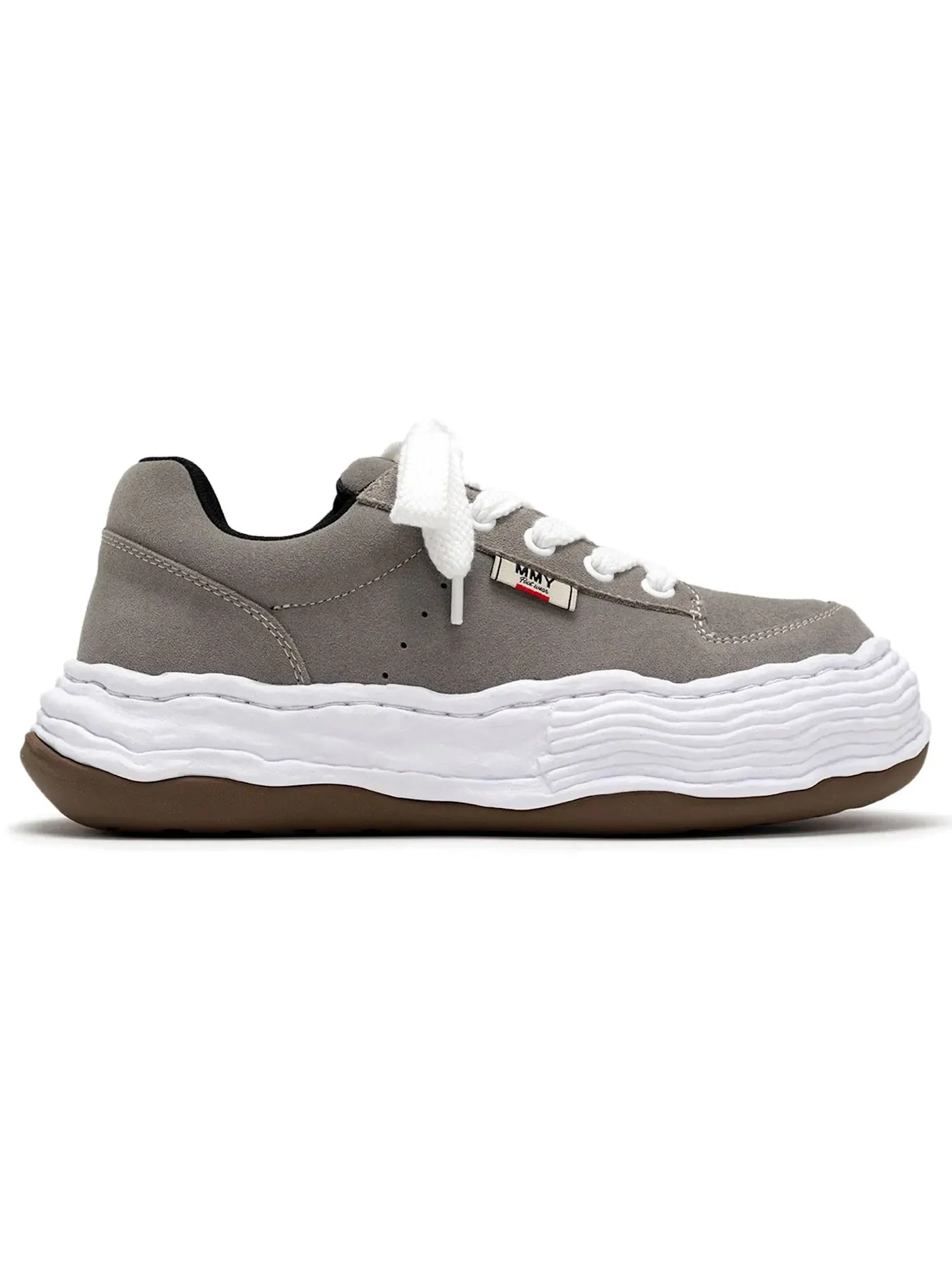 Мужские кроссовки из замши Oliver OG Sole Suede Low Maison Mihara Yasuhiro — изображение 1 из 1, серый