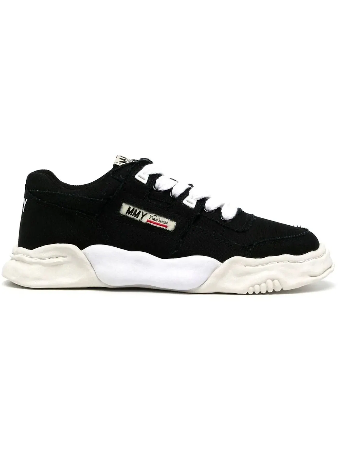 Мужские кеды Parker OG Sole Cow Canvas Low Maison Mihara Yasuhiro — изображение 1 из 1, черный