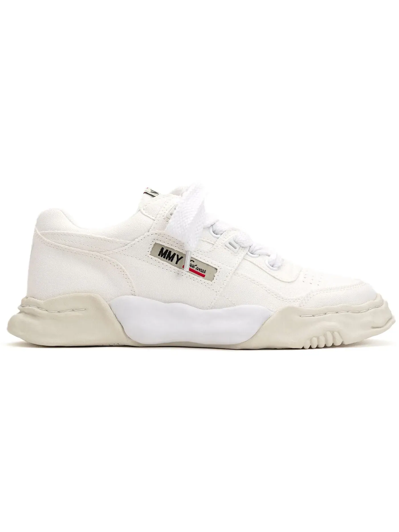 Мужские кеды Lifestyle с оригинальной подошвой Parker OG Sole Canvas Low Maison Mihara Yasuhiro — изображение 1 из 1, белый