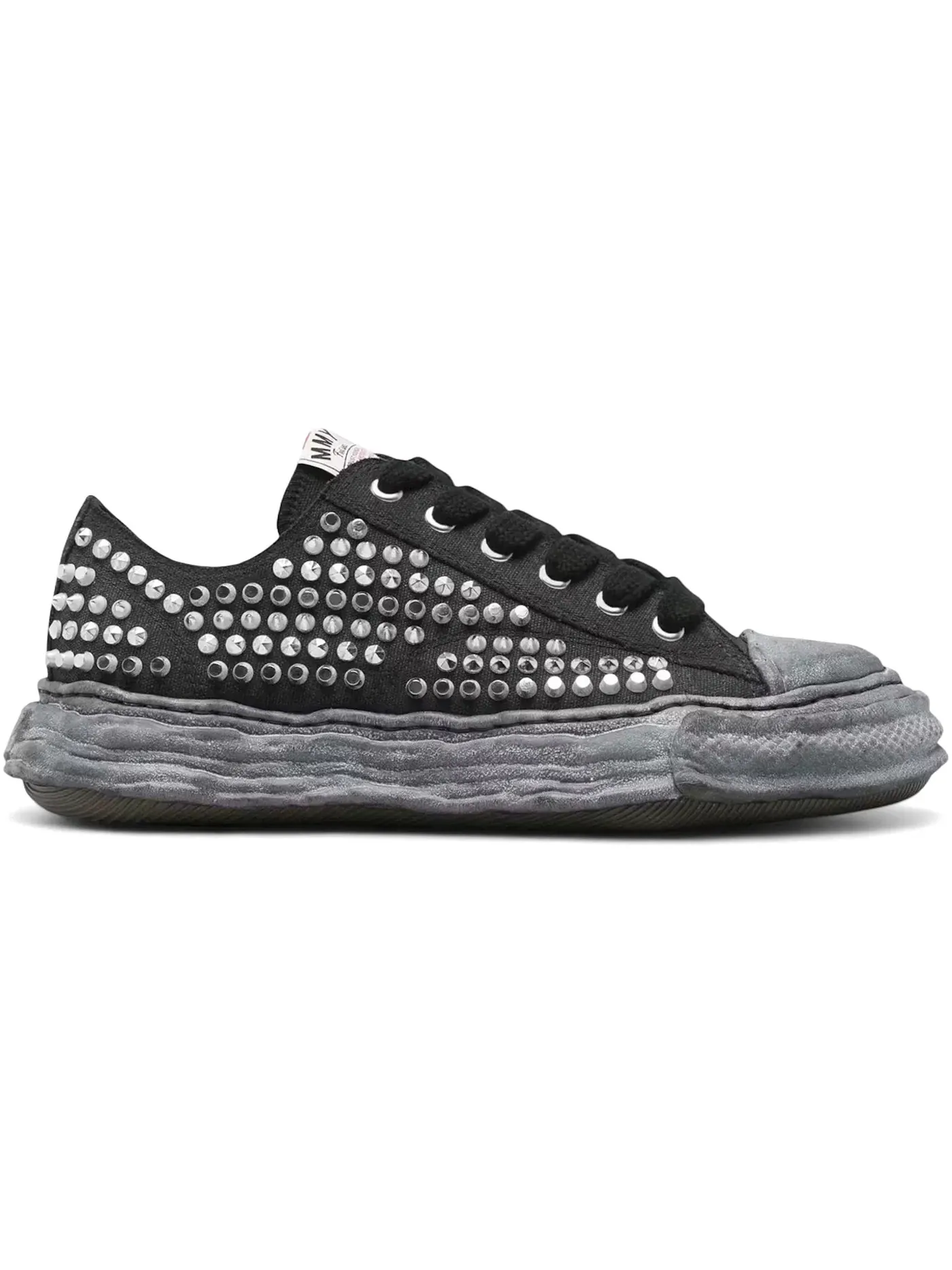 Мужские кроссовки с шипами Peterson 23 OG Sole Canvas Low Maison Mihara Yasuhiro — изображение 1 из 1, черный